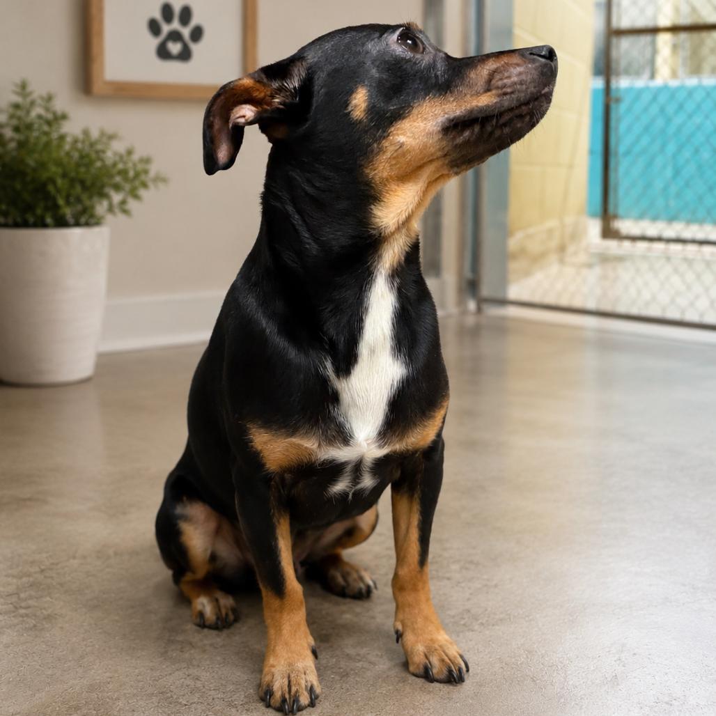 Enlarge Waffles, a Adoptable mixed breed in Mount Shasta, CA image 4/5