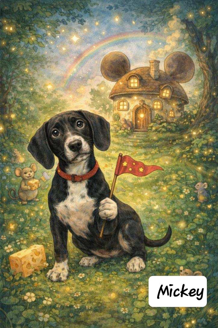 Enlarge Mickey, a Adoptable mixed breed in Urbana, OH image 2/2