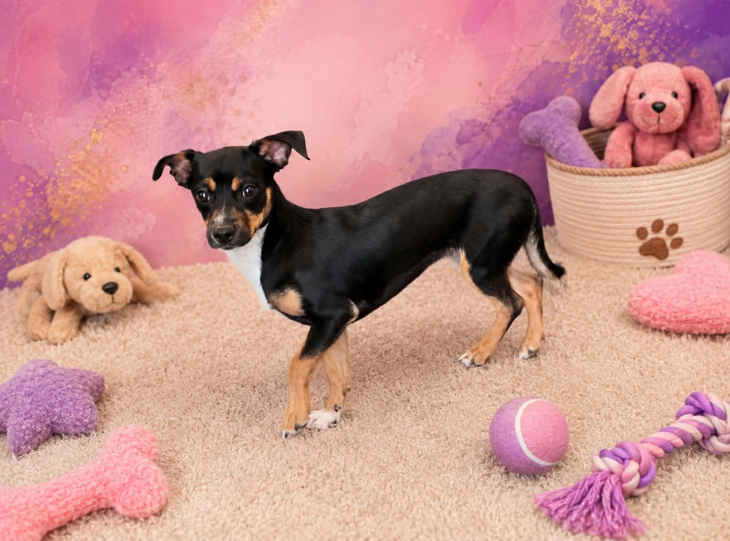 Natalie / Poppy, Adopted, Young Female Chihuahua & Dachshund.