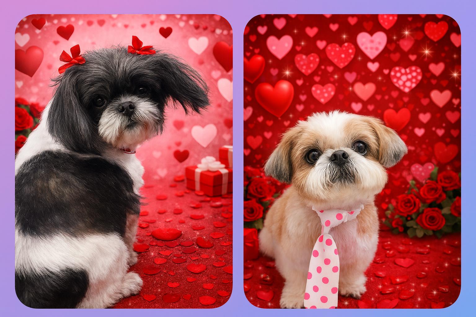Romeo & Juliet, ADOPTABLE, Adult Male Shih Tzu.
