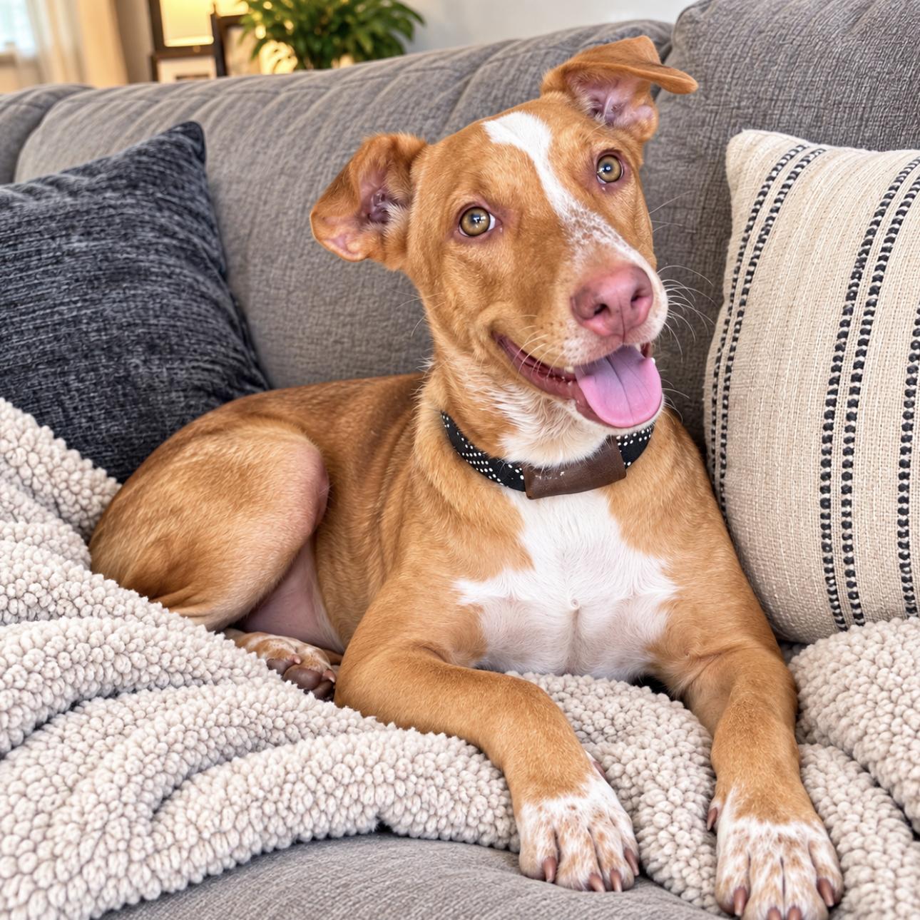 Sadie Lou, Adoptable, Puppy Female Vizsla & Australian Shepherd.