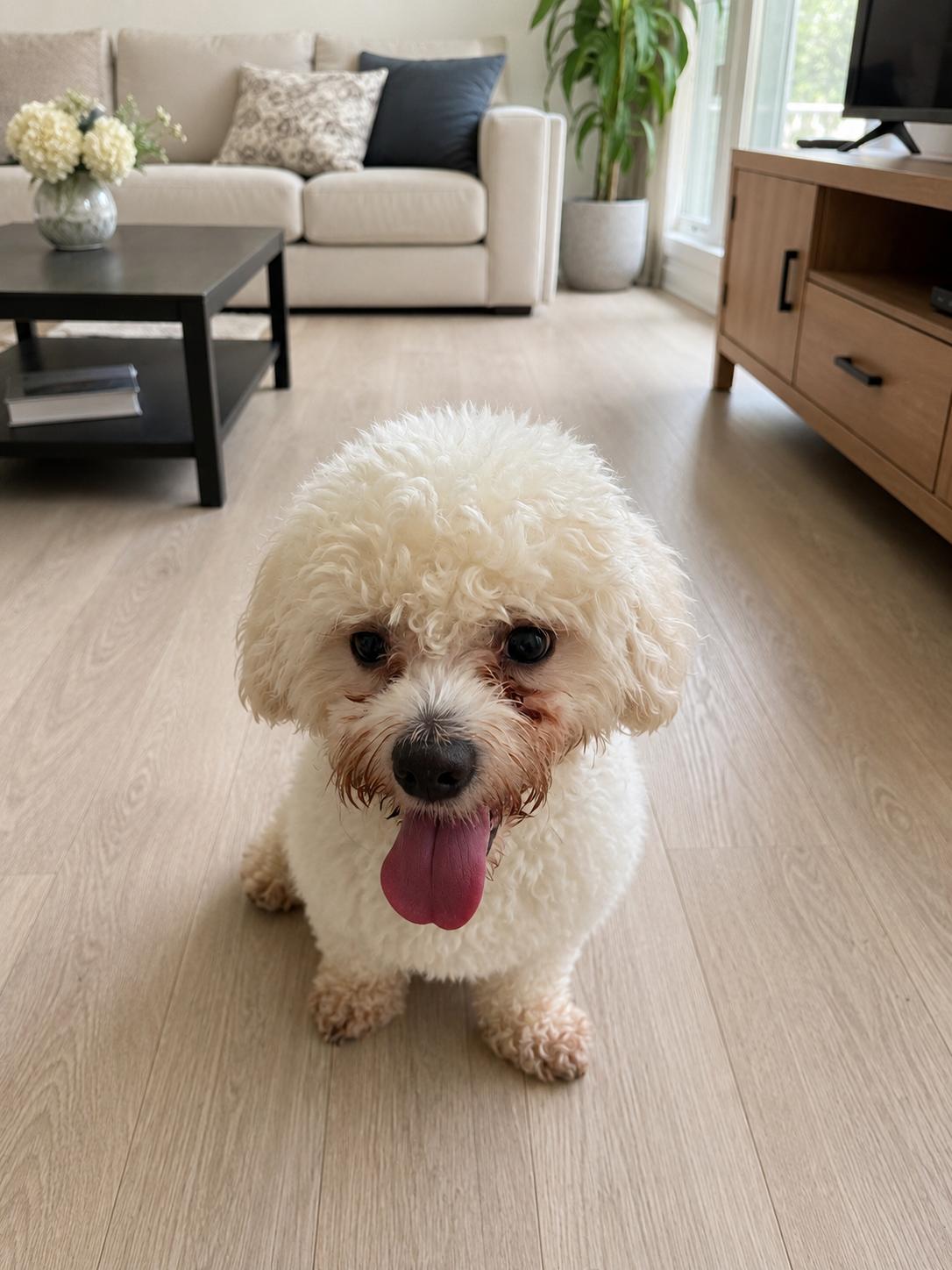 Toby, Adoptable, Young Male Bichon Frise.