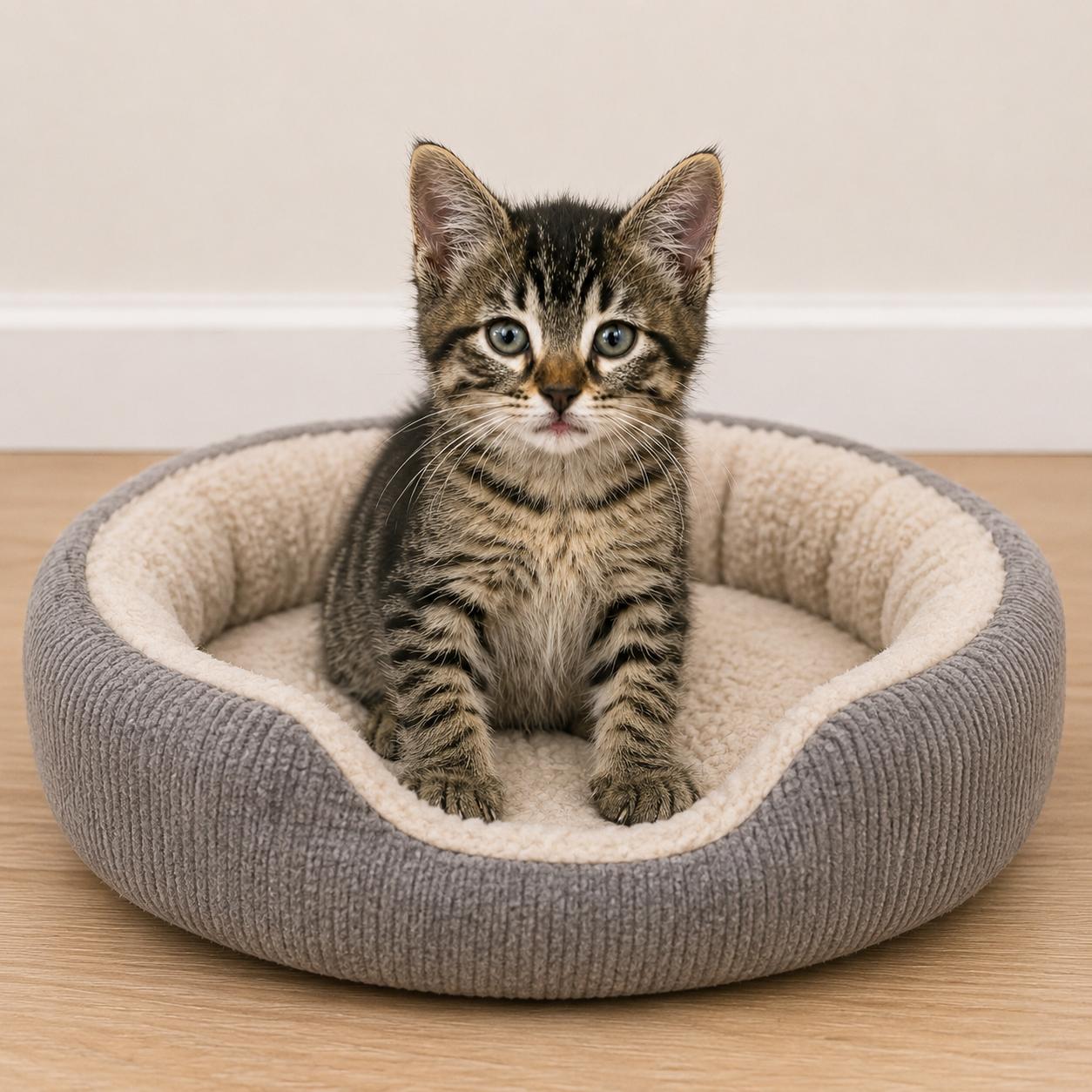 Elodie, Adoptable, Kitten Female Domestic Medium Hair & Tabby.