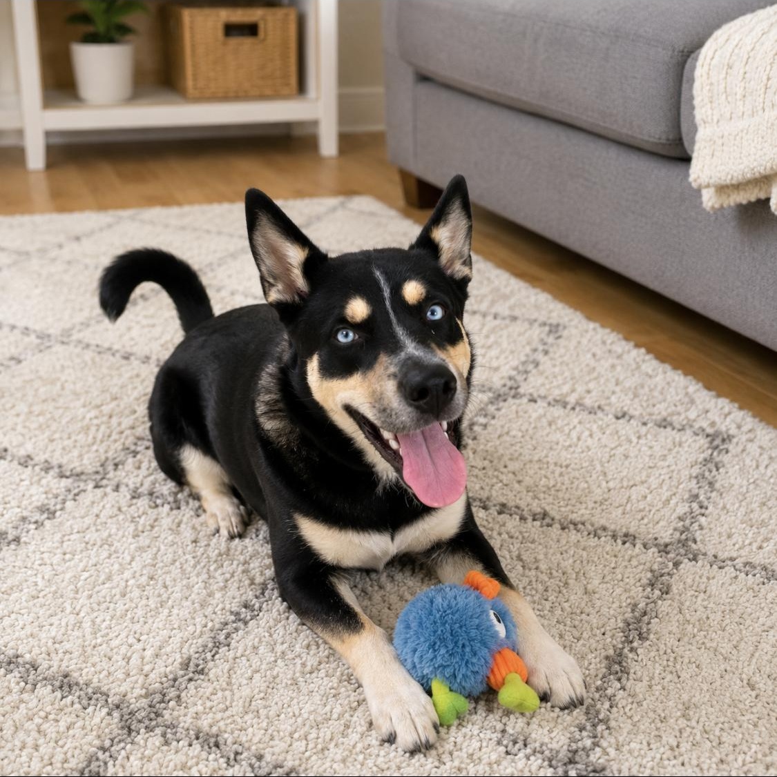Enlarge Blue, docile and sweet puppy, an adopted Mixed Breed in MA , MA image 2/4