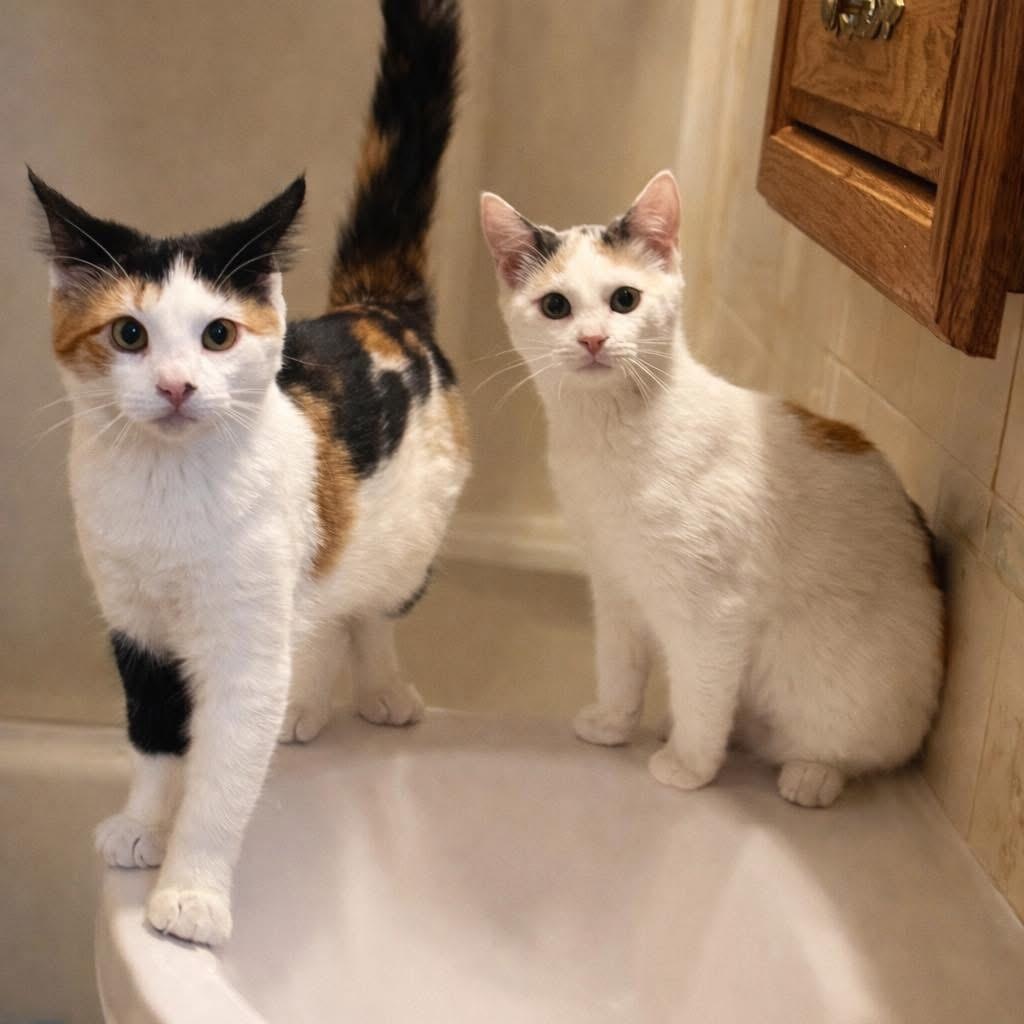 Enlarge PHOEBE & PRUE, an adopted Domestic Short Hair in Schnecksville, PA image 2/3