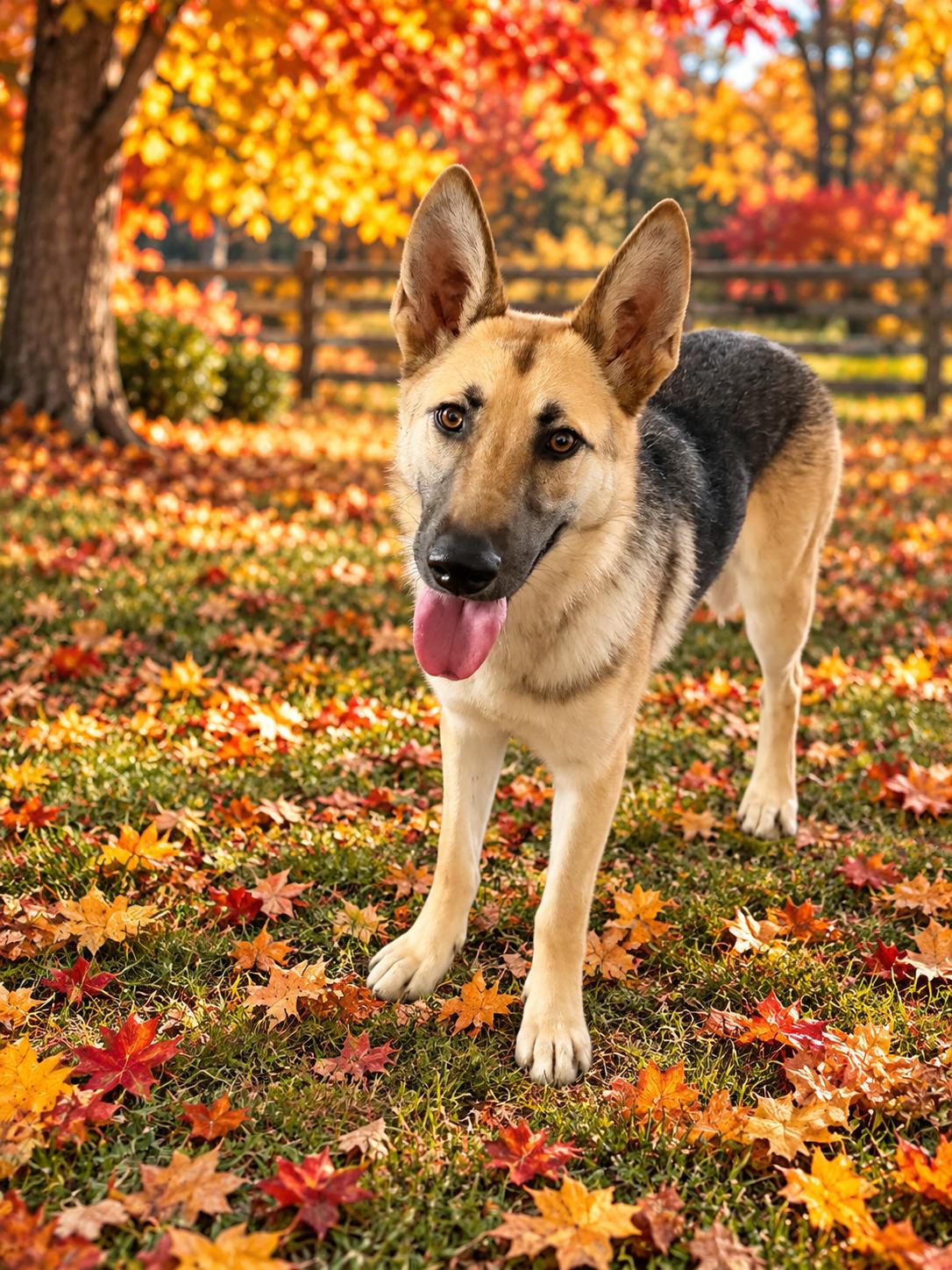 Sahara, Adoptable, Young Female German Shepherd Dog.