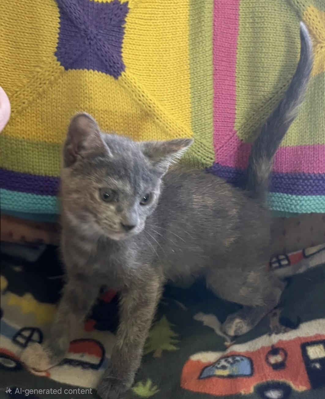 Chase, Adoptable, Kitten Female Domestic Short Hair.