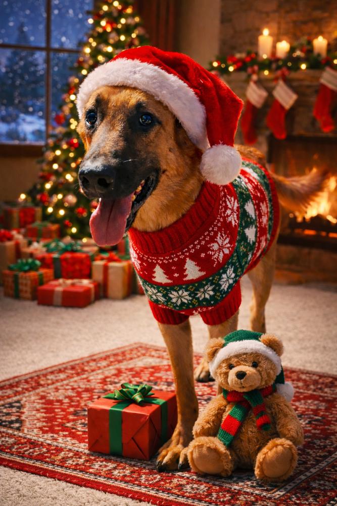 Pigpen, Adoptable, Young Male Anatolian Shepherd & Golden Retriever.