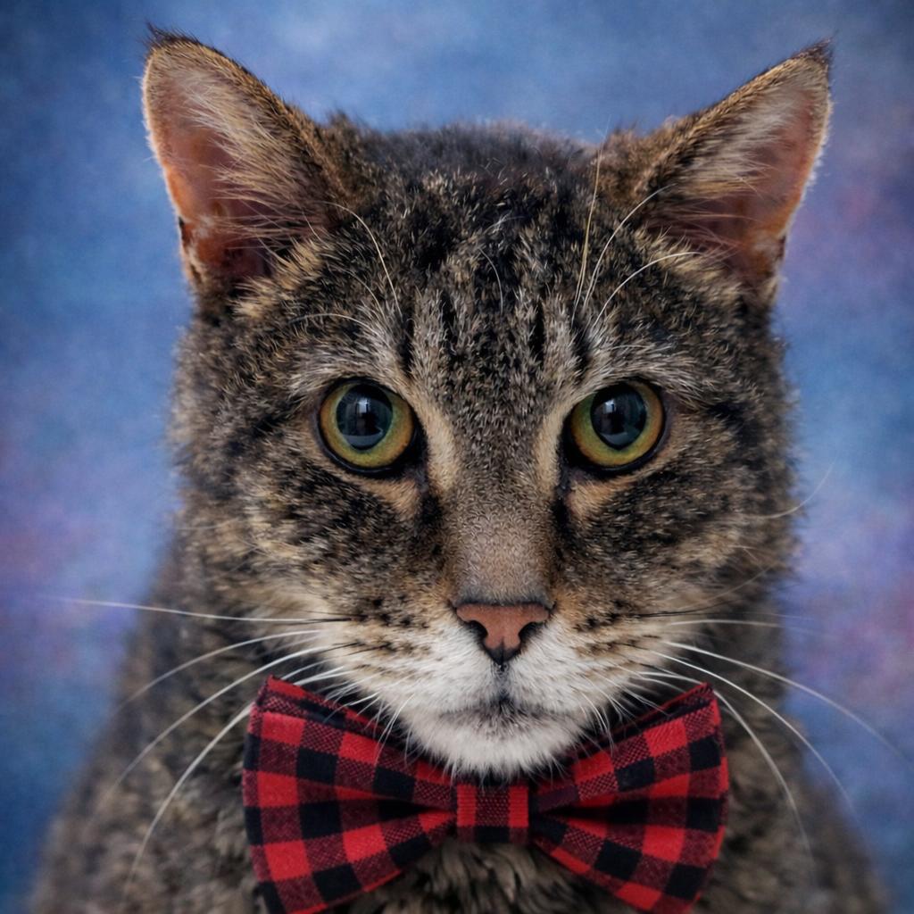 Sparrow, Adoptable, Senior Male Tabby & Domestic Short Hair.