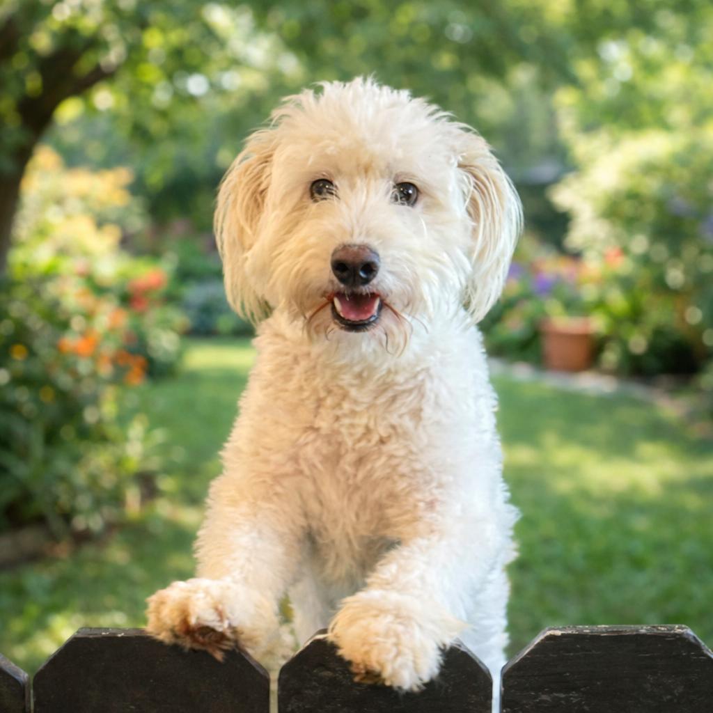 Benny, adopted, Young Male Havanese & Miniature Poodle.