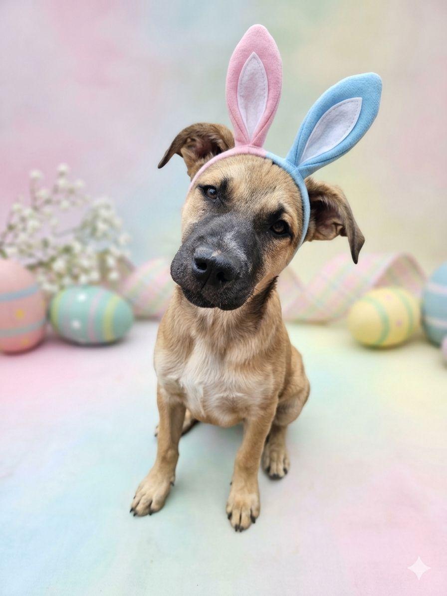 Blondie, ADOPTABLE, Young Female Labrador Retriever & Border Collie.