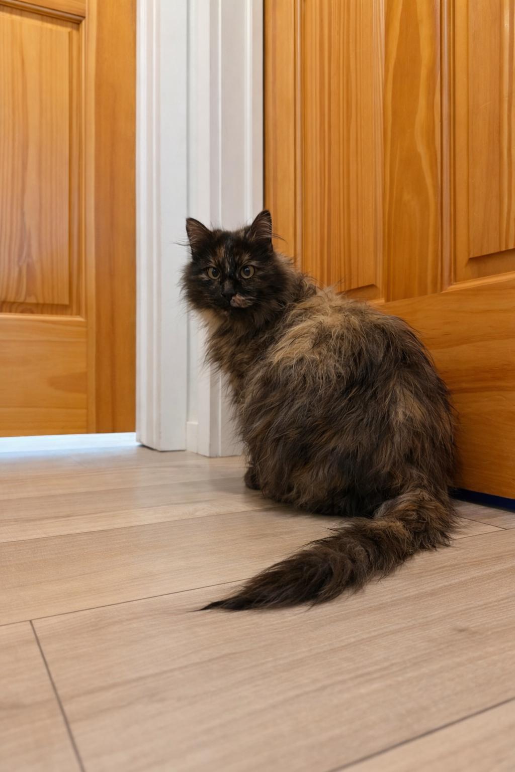 Enlarge Luna, an adopted Domestic Long Hair in Lone rock, WI image 3/4