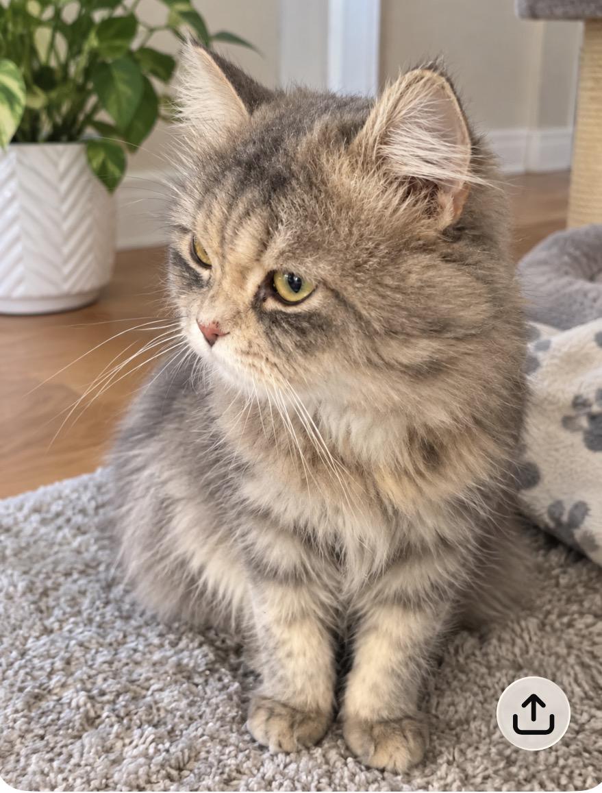 Maya - Rita Boad, Adopted, Young Female Siberian & Persian.