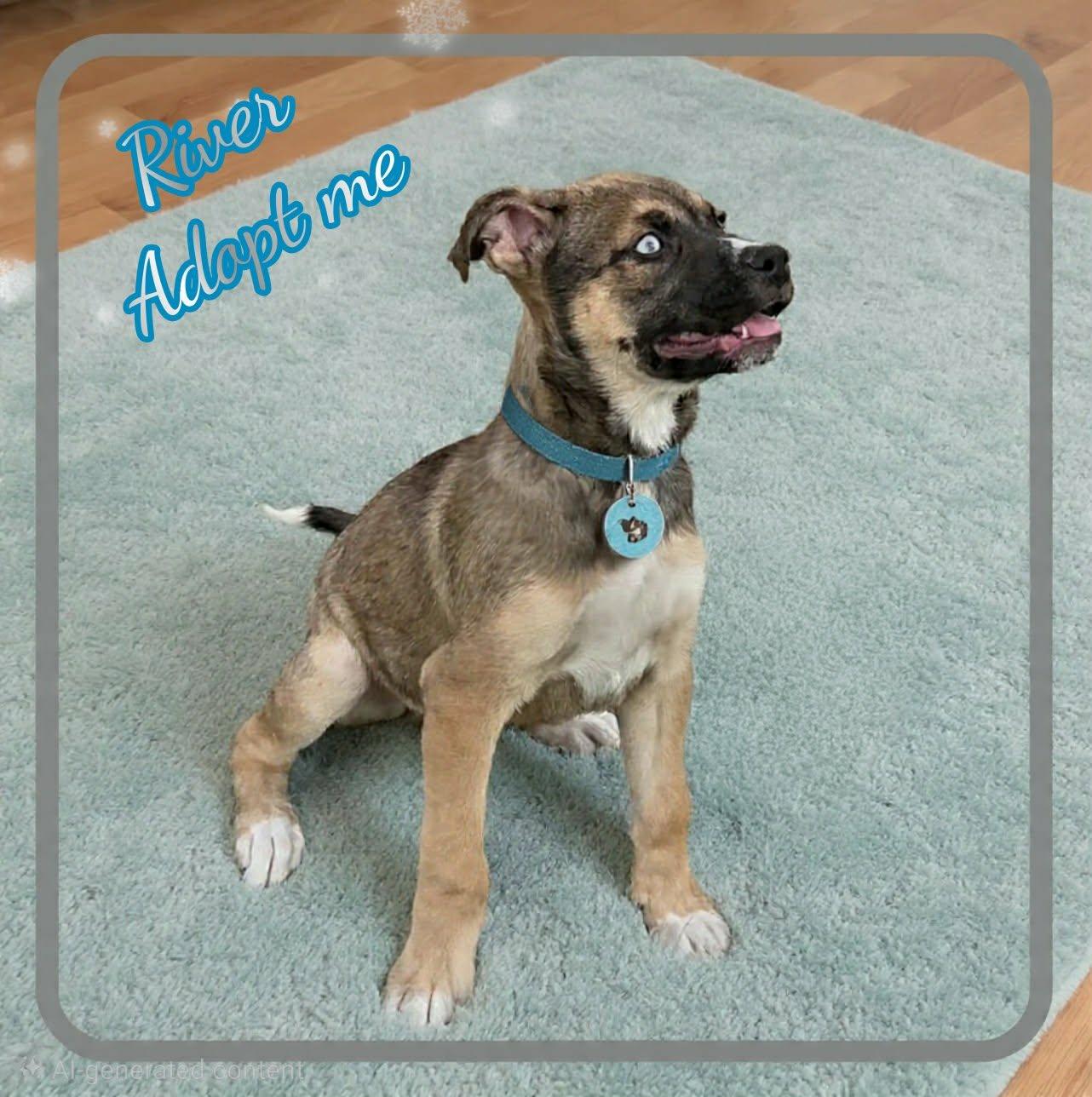 Enlarge River, a ADOPTABLE mixed breed in Grove, OK image 5/5
