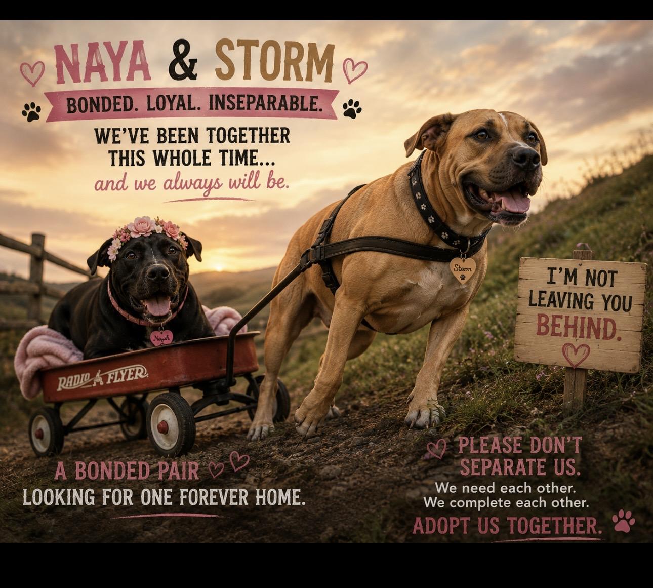Enlarge Naya and Storm, a Adoptable mixed breed in CUMMING, GA image 4/6
