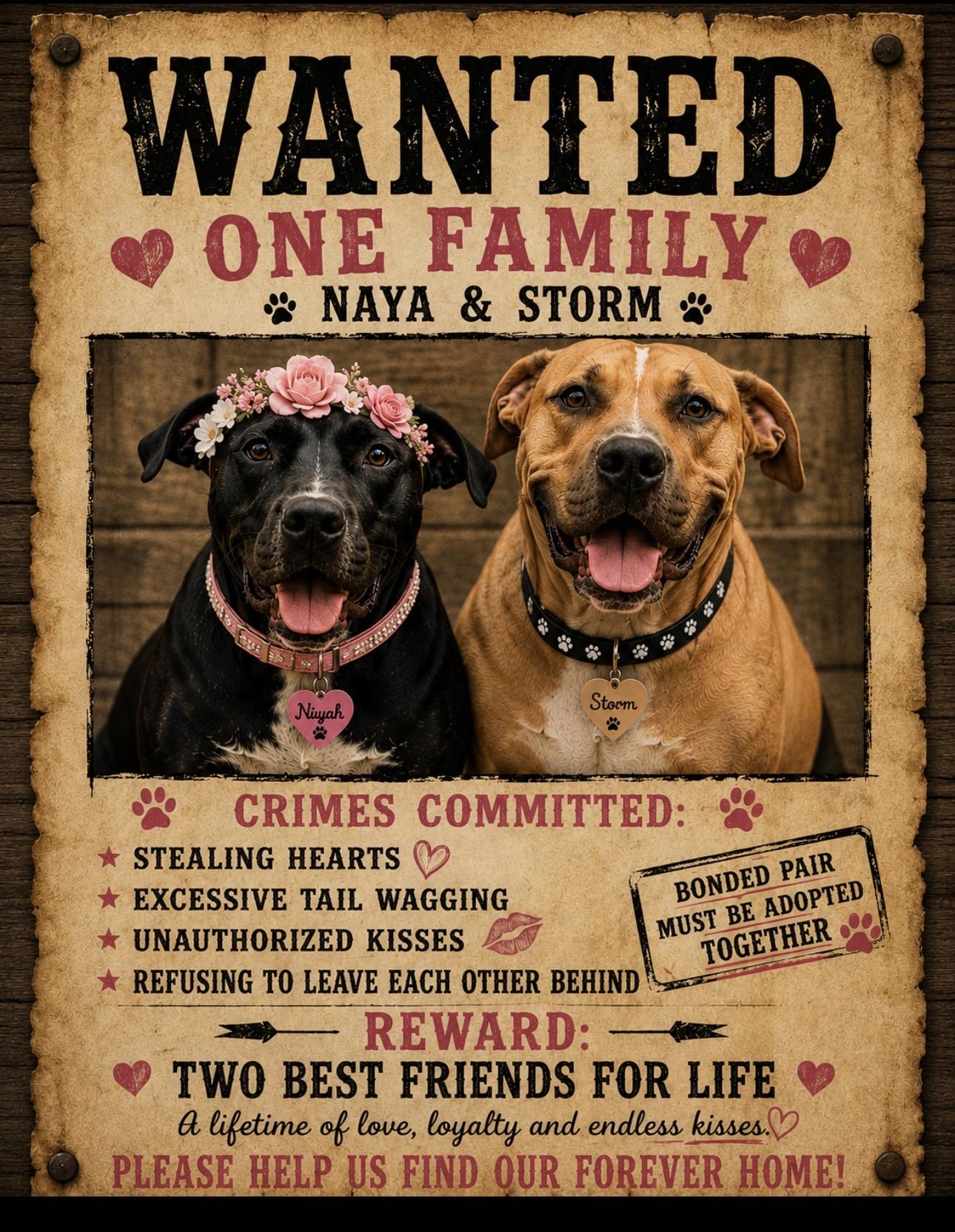 Enlarge Naya and Storm, a Adoptable mixed breed in CUMMING, GA image 5/6