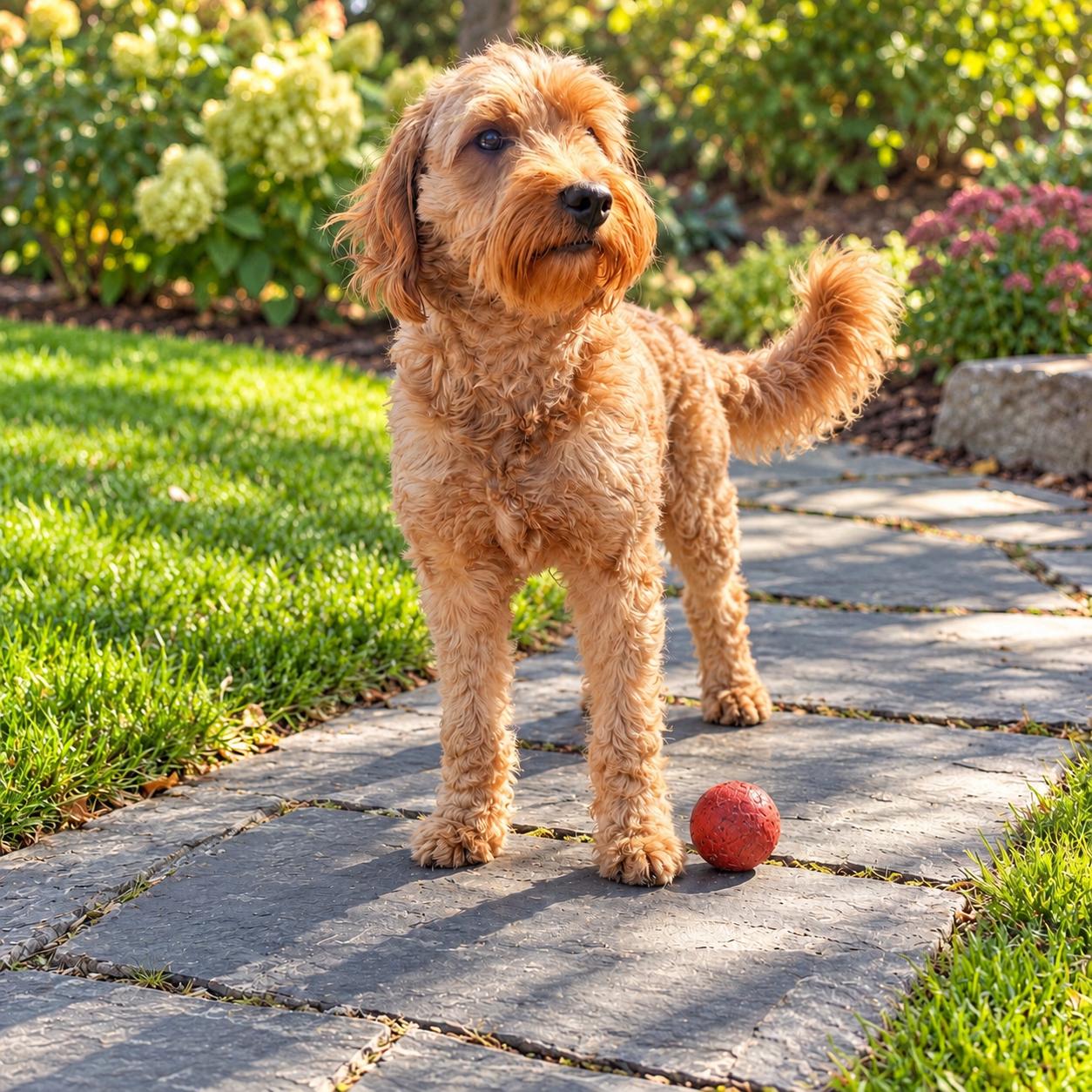 Enlarge Teddy Bear, a Adoptable Goldendoodle in POTOMAC, MD image 4/4