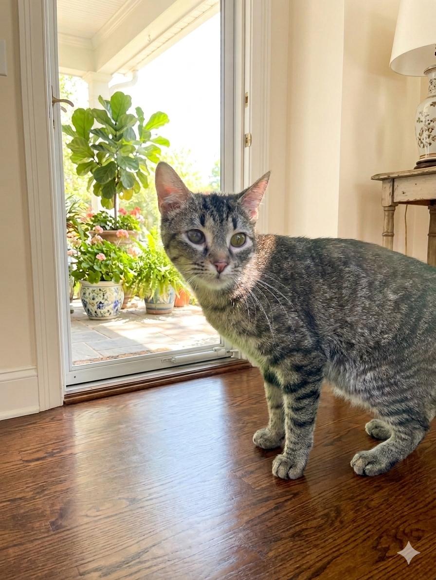Lucky (& Gumdrop), a Adoptable Domestic Short Hair in Castro Valley, CA image 3/3