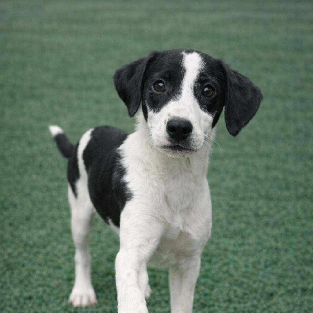 NINTENDO, Adoptable, Puppy Female Mixed Breed.