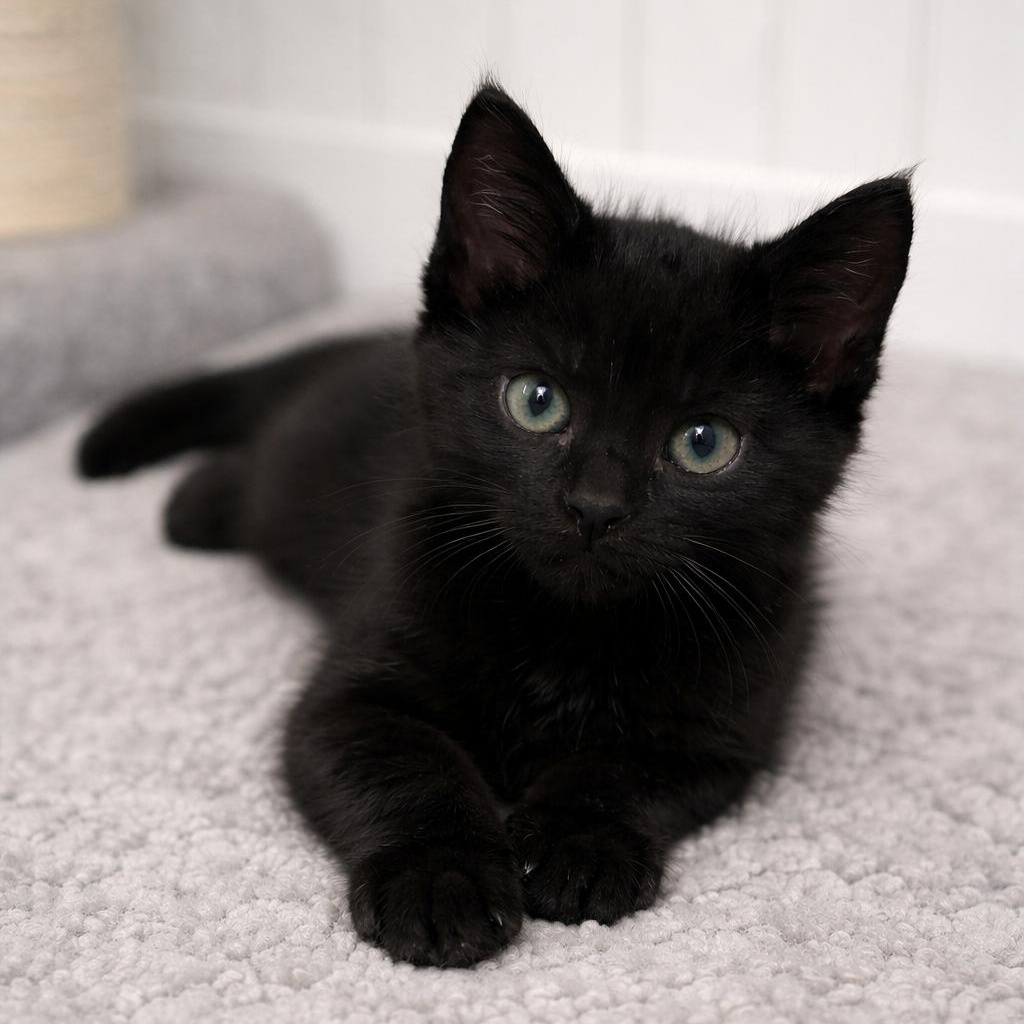 Enlarge Halo, a Adoptable Domestic Short Hair in Alvin, TX image 1/3