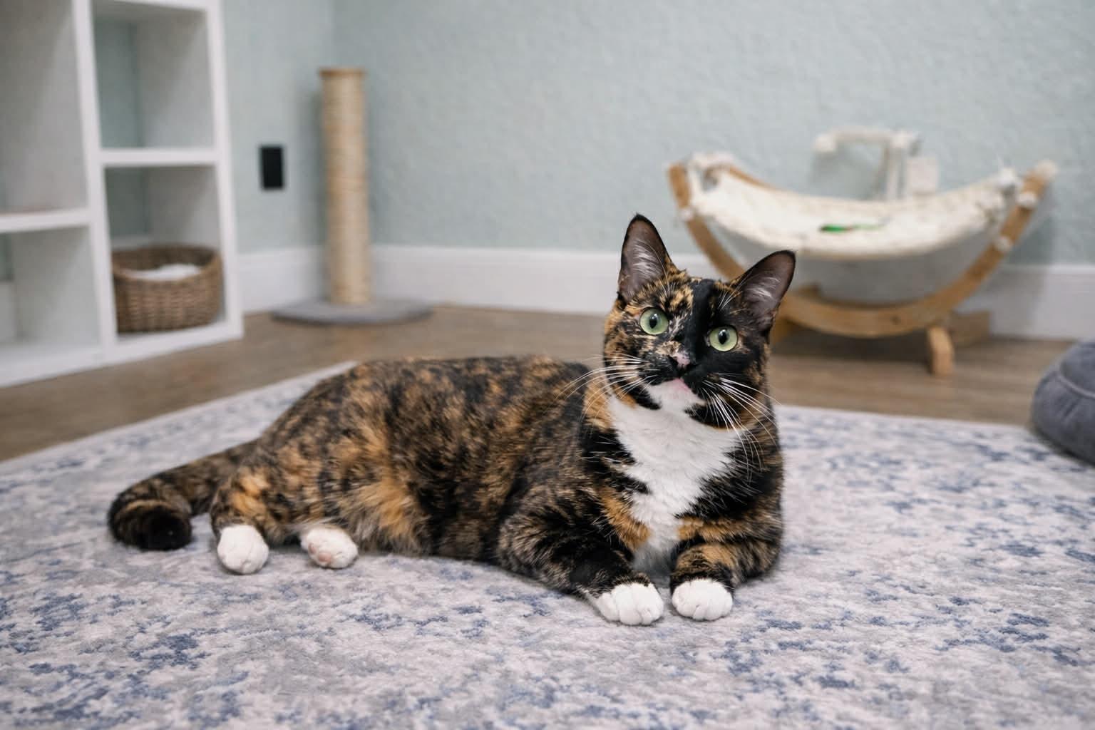 Annabelle (FIV+ PetSmart Winchester Rd. Memphis, TN) , an adopted Calico in Millington, TN image 2/5