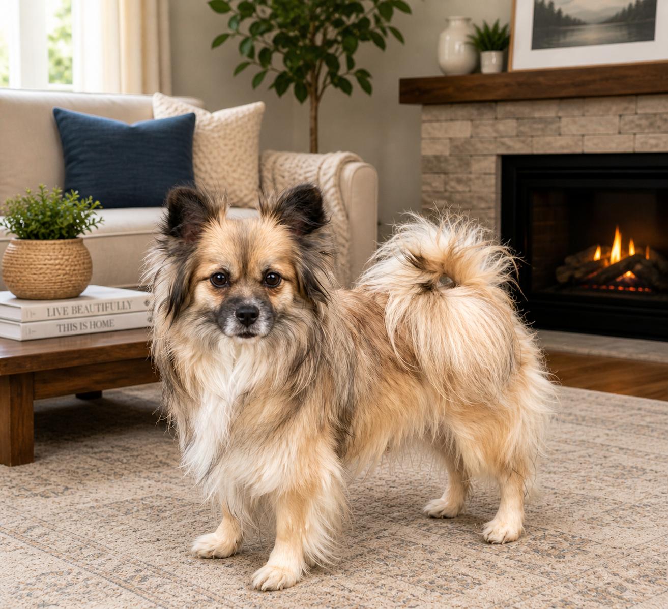 Mocha! Sweet gentle girl! , a ADOPTABLE Pomeranian in RUSSIAVILLE, IN image 2/3