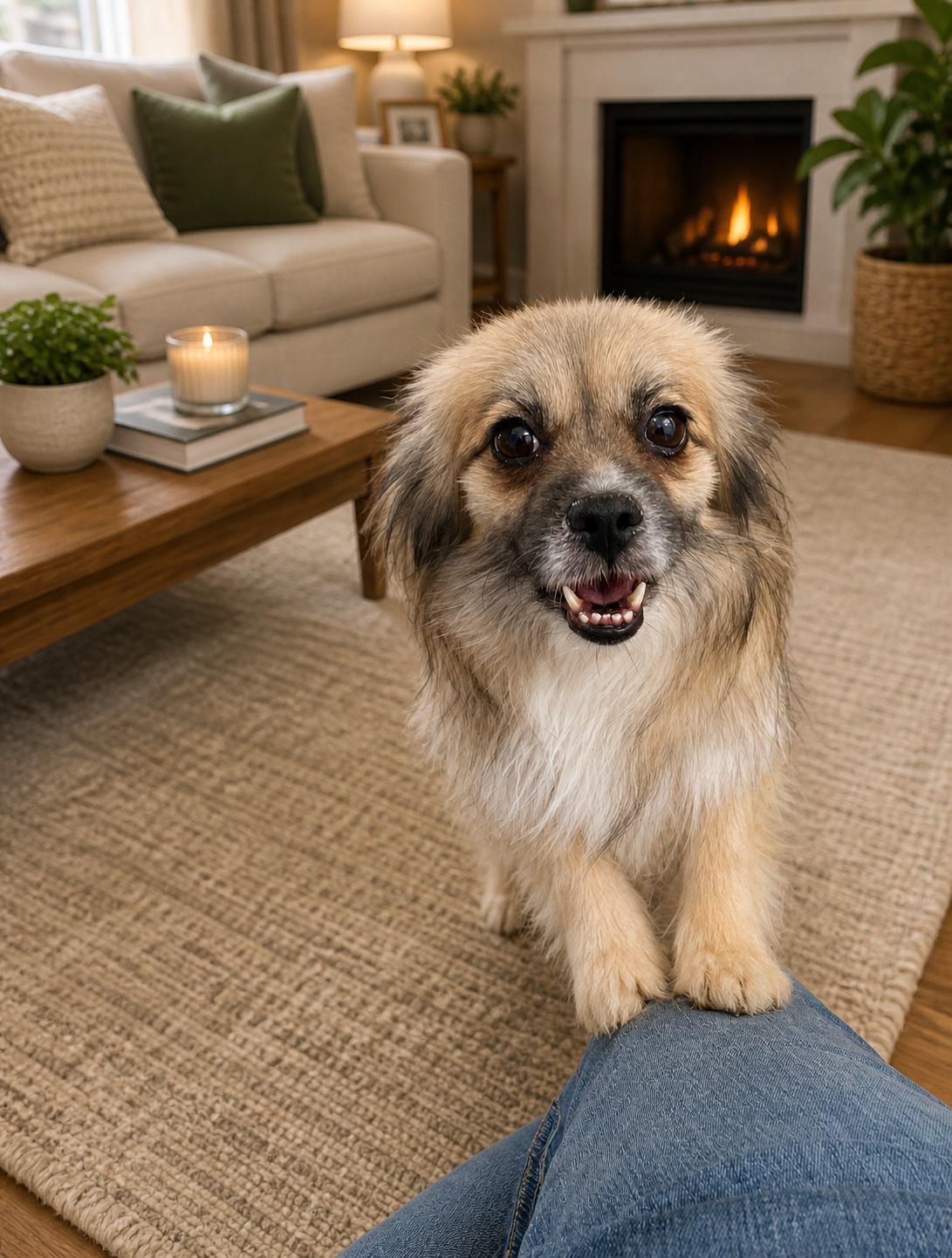 Mocha! Sweet gentle girl! , a ADOPTABLE Pomeranian in RUSSIAVILLE, IN image 3/3
