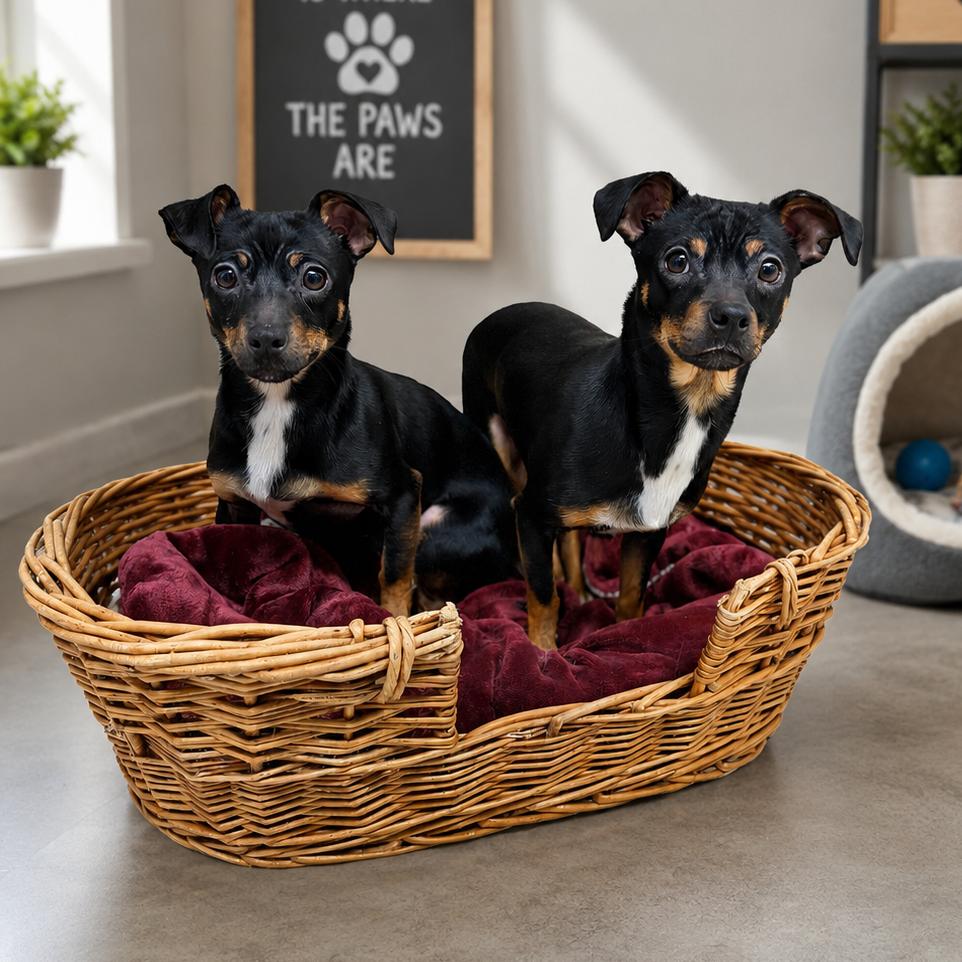 Bacon, Adoptable, Young Male Chihuahua & Miniature Dachshund.