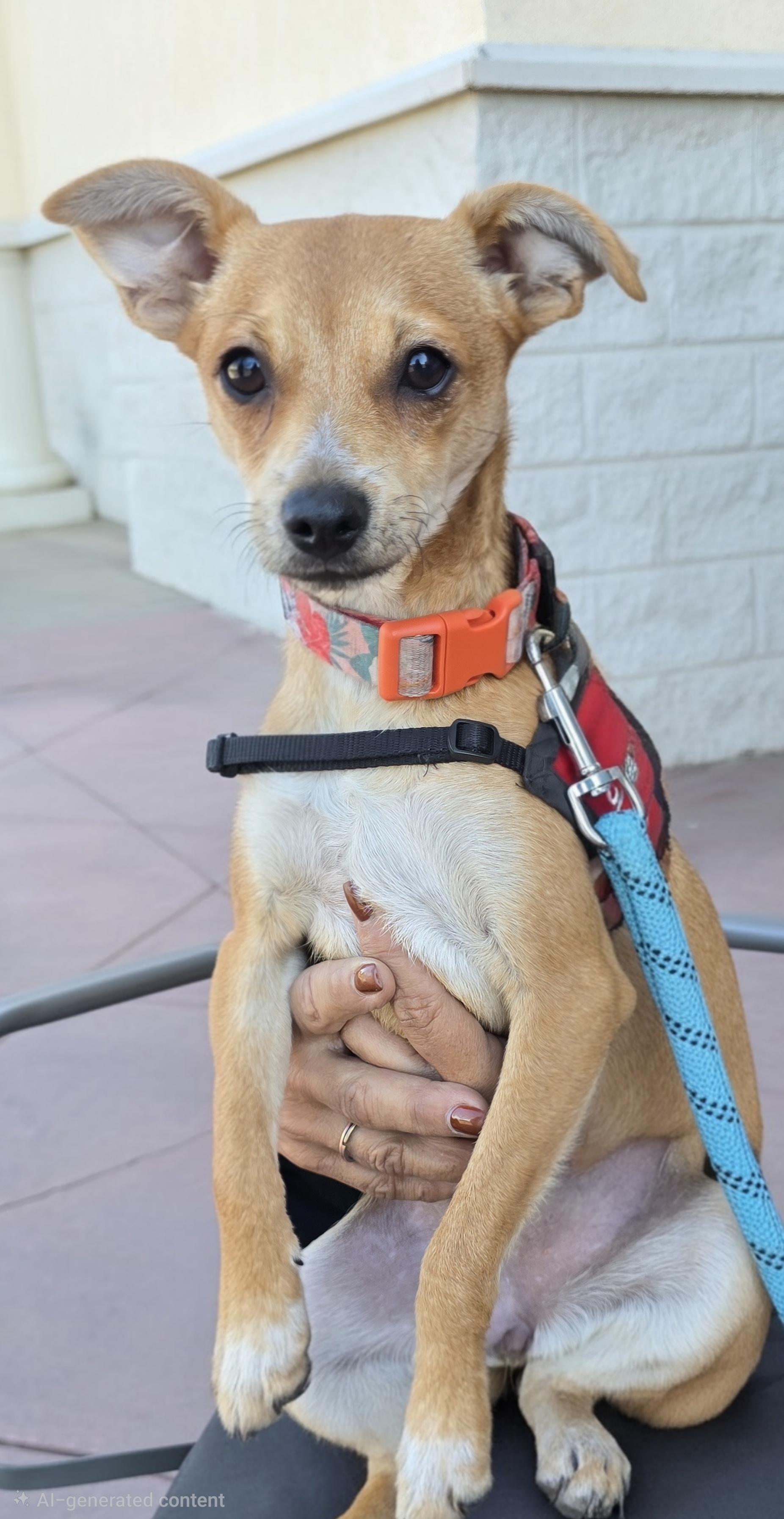 Rosie, Adoptable, Puppy Female Terrier & Chihuahua.