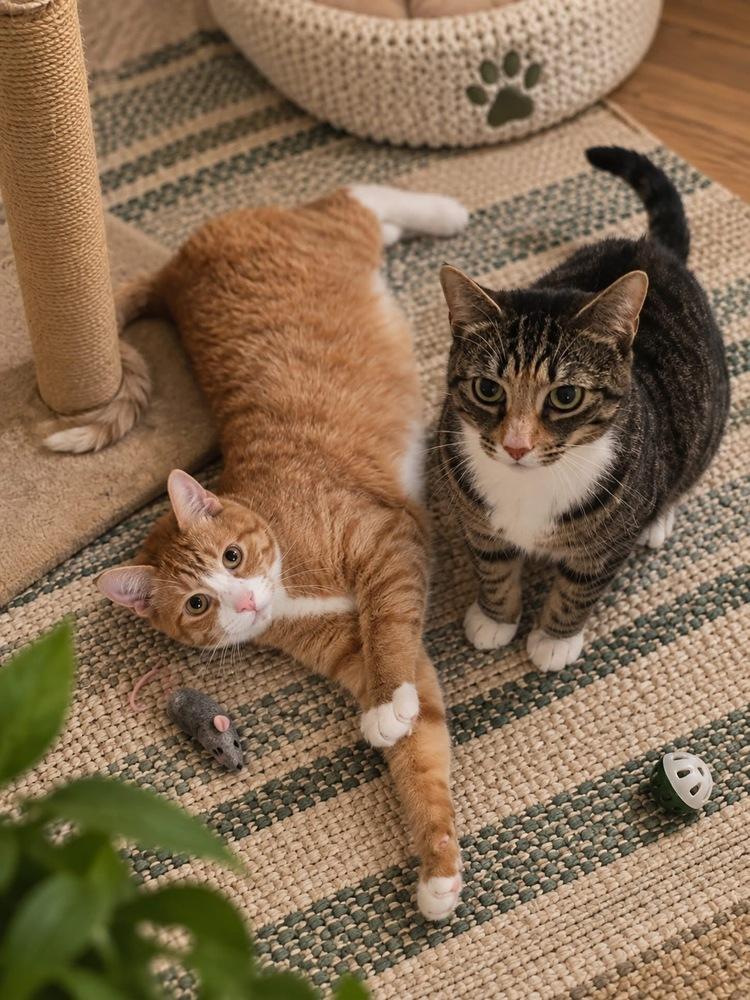 Ollie & Sky, Adoptable, Young Male Domestic Short Hair.