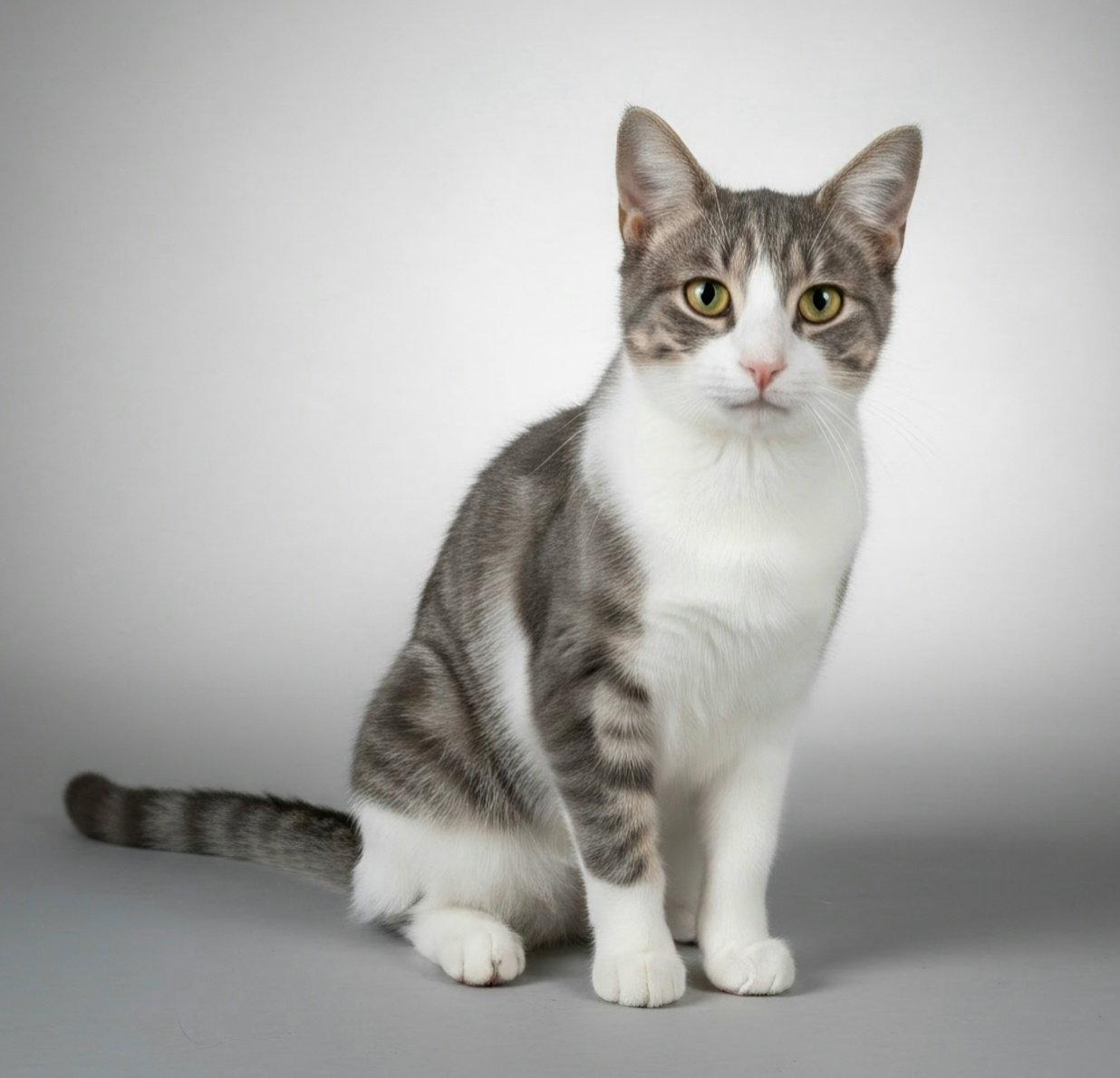 Nico @ The Cat's Brew, Adoptable, Adult Male Domestic Medium Hair.