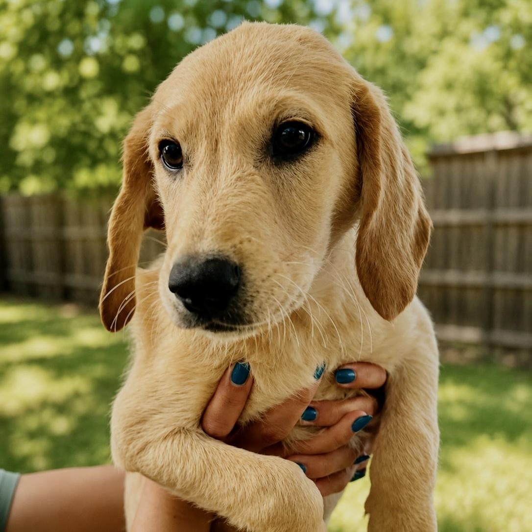 Lilly, adopted, Puppy Female Golden Retriever.