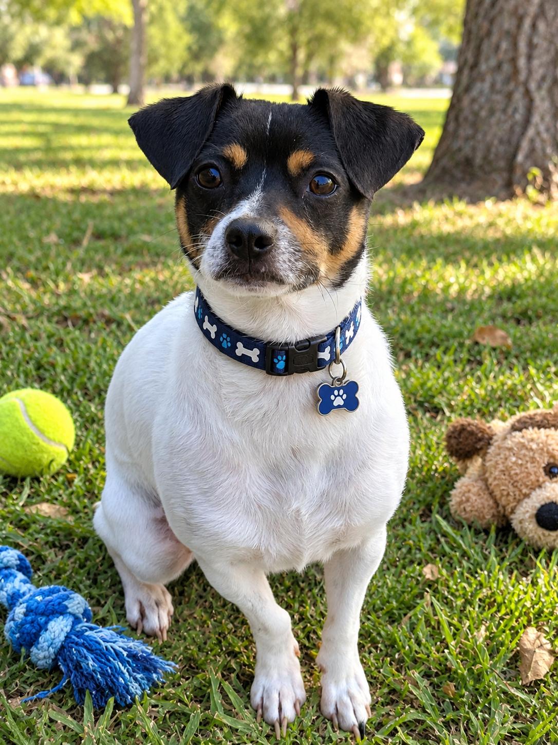 Champ, Adoptable, Adult Male Rat Terrier & Jack Russell Terrier.