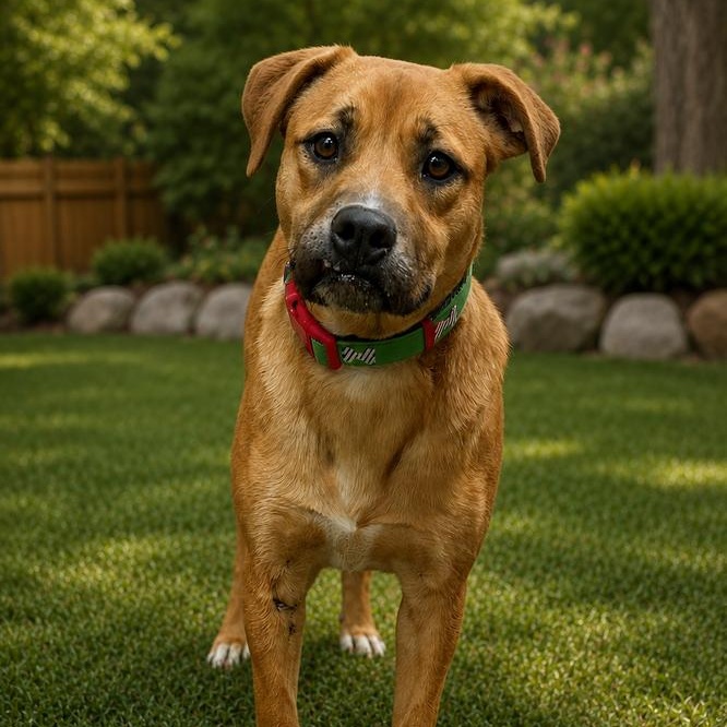 Honey, Adoptable, Young Female Black Mouth Cur & Mixed Breed.