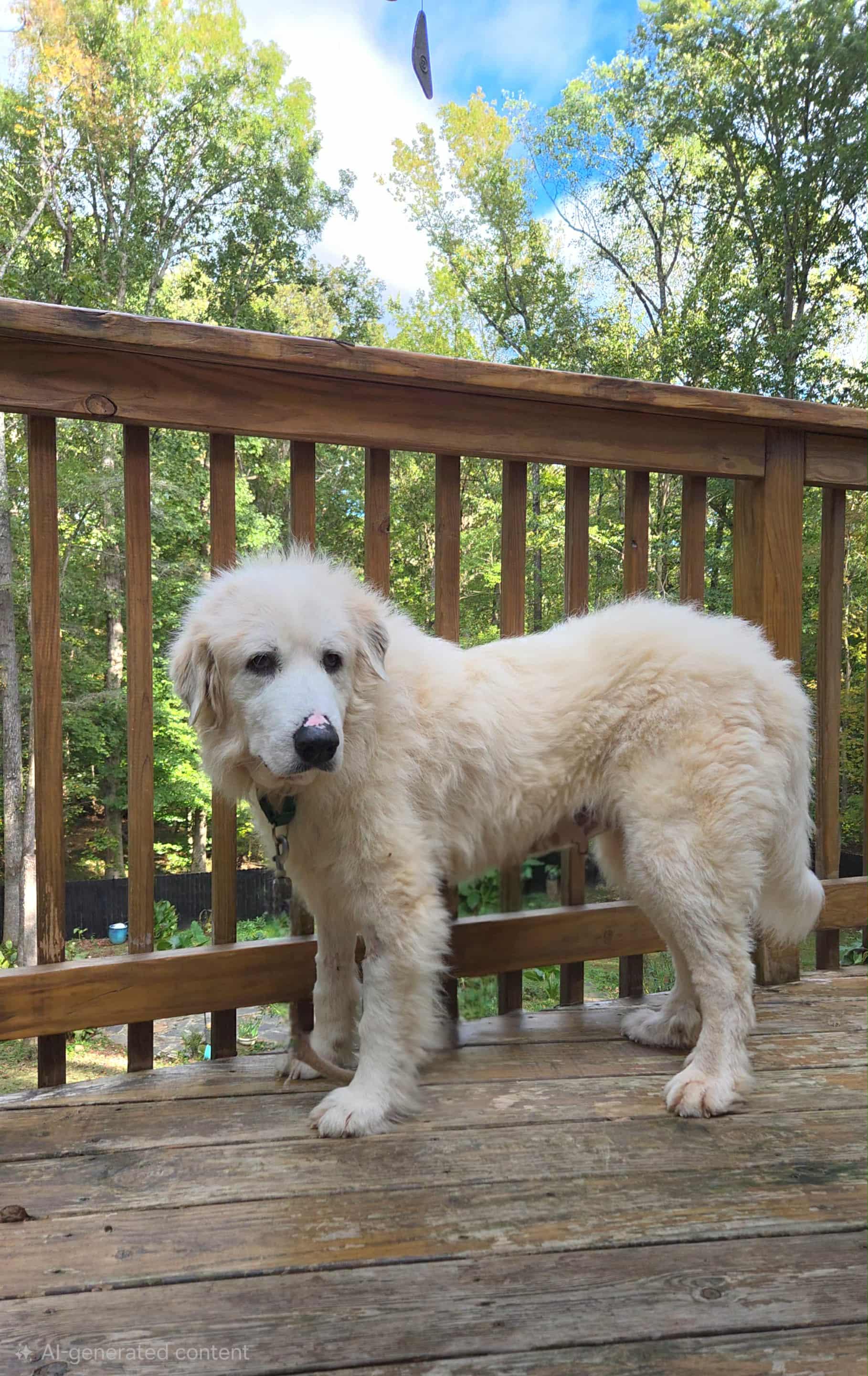 Suga, Adopted, Adult Female Great Pyrenees.
