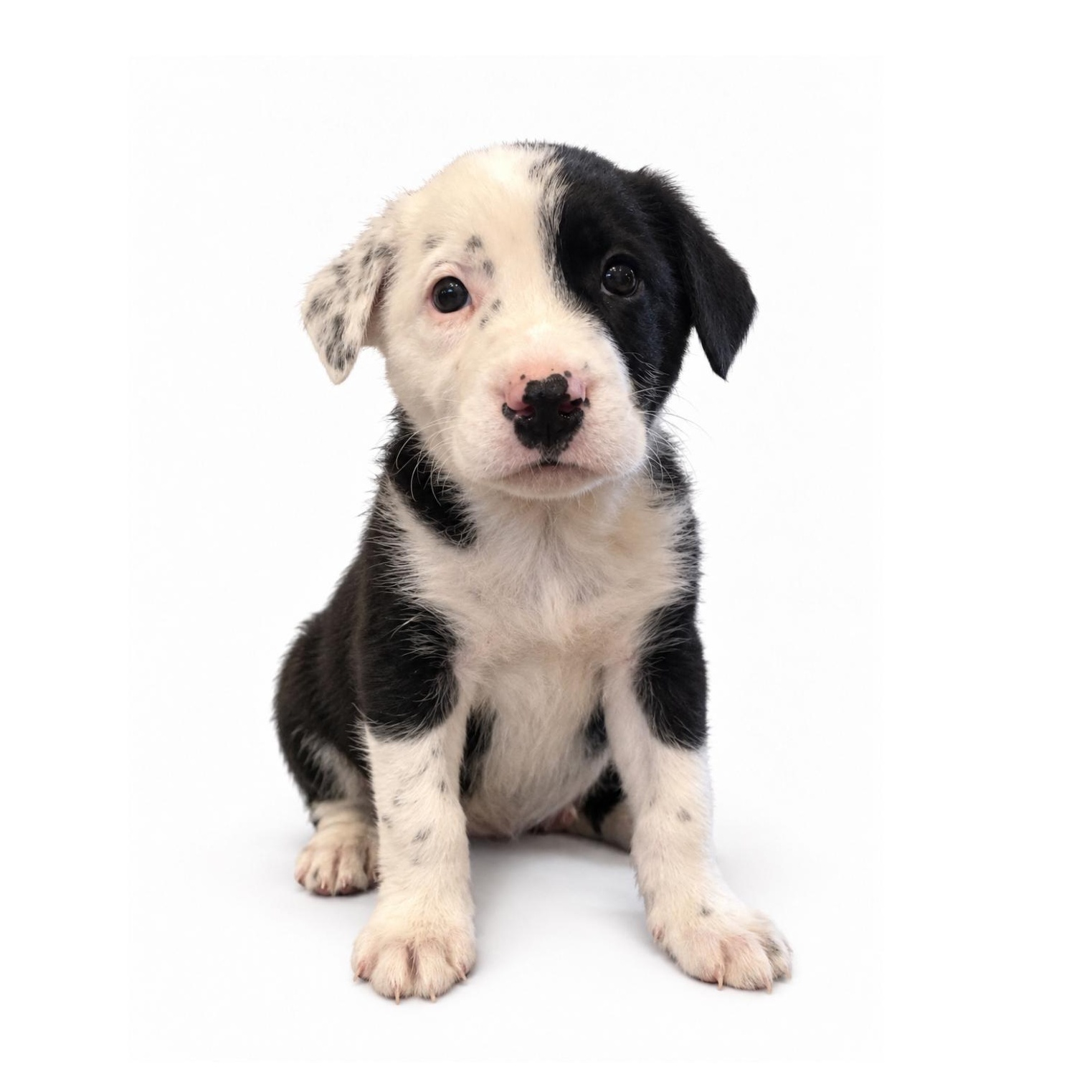 Linus, Adopted, Young Male Mastiff & Border Collie.