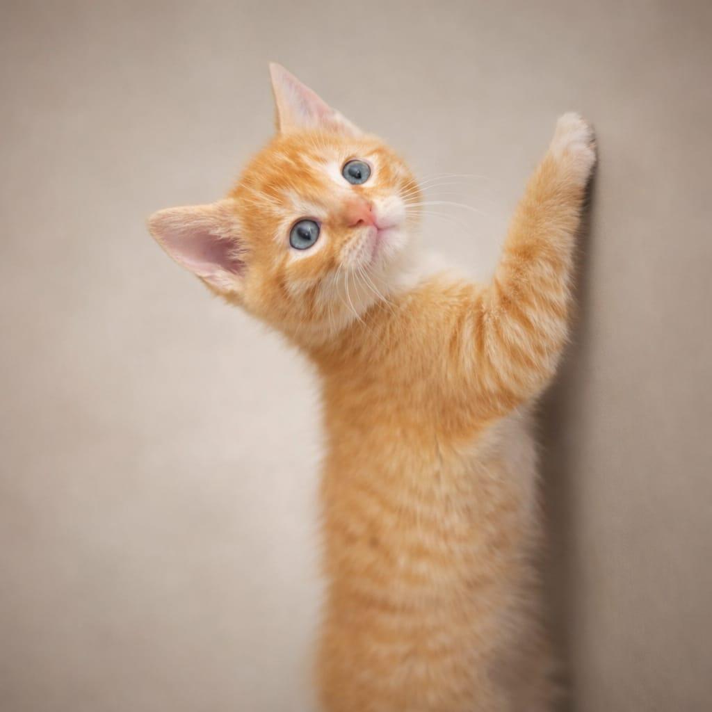 Melon, adopted, Kitten Male Tabby.