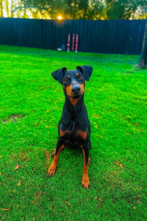 Nyla 3288, Adoptable, Young Female Doberman Pinscher.