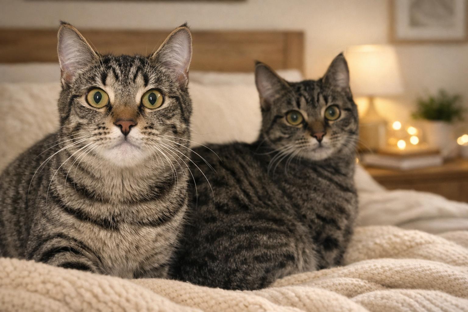Ophelia and Oskar; Bonded Siblings, Adoptable, Kitten Male Domestic Short Hair & Tabby.