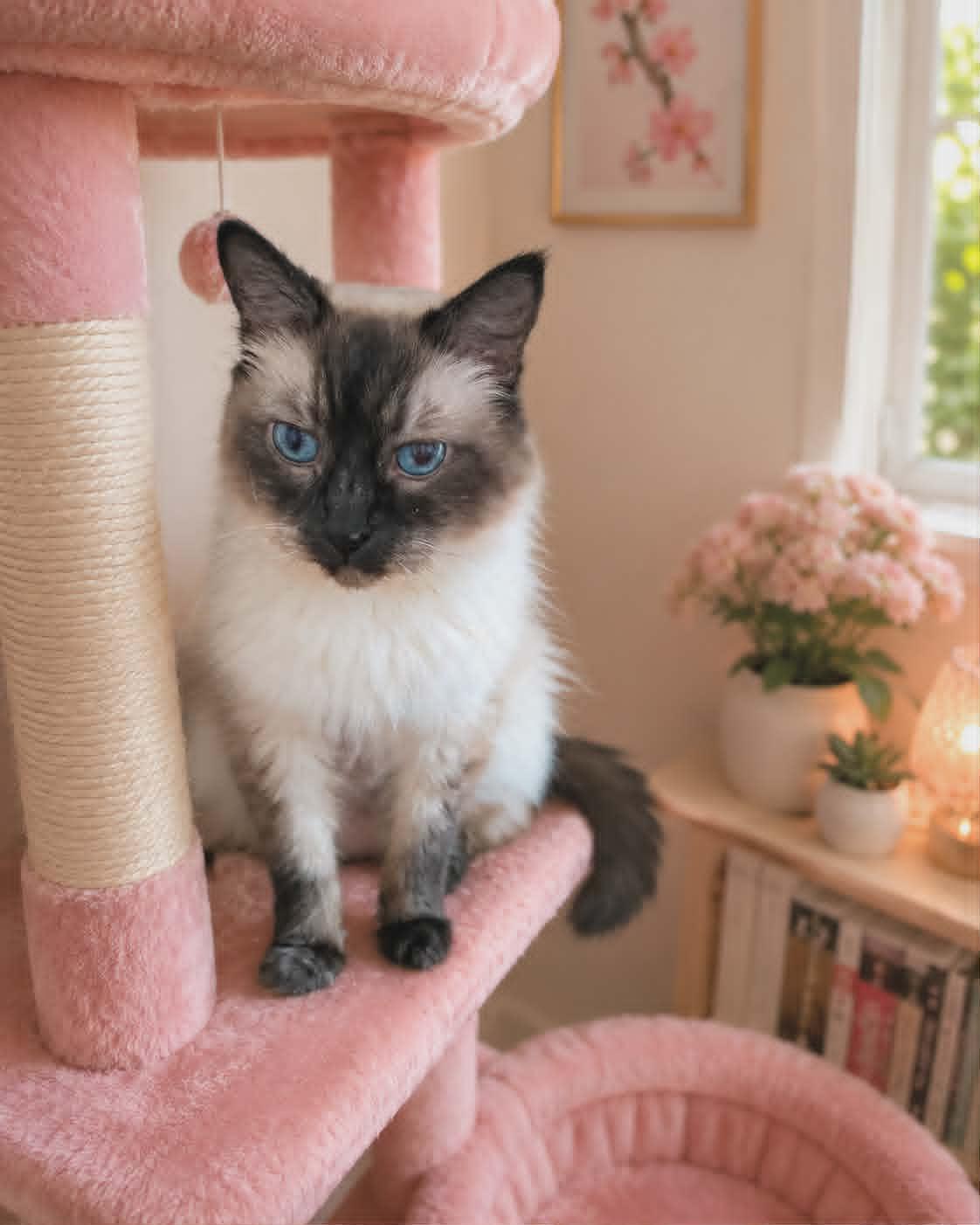 Annabelle, ADOPTABLE, Senior Female Siamese.