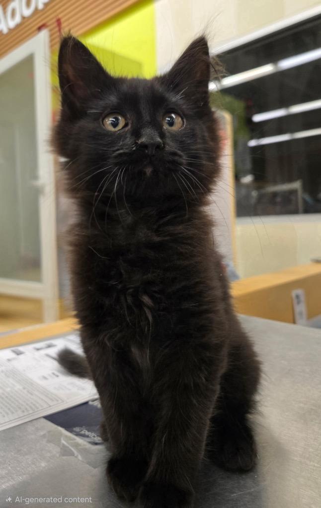 Diego, Adoptable, Kitten Male Domestic Medium Hair.