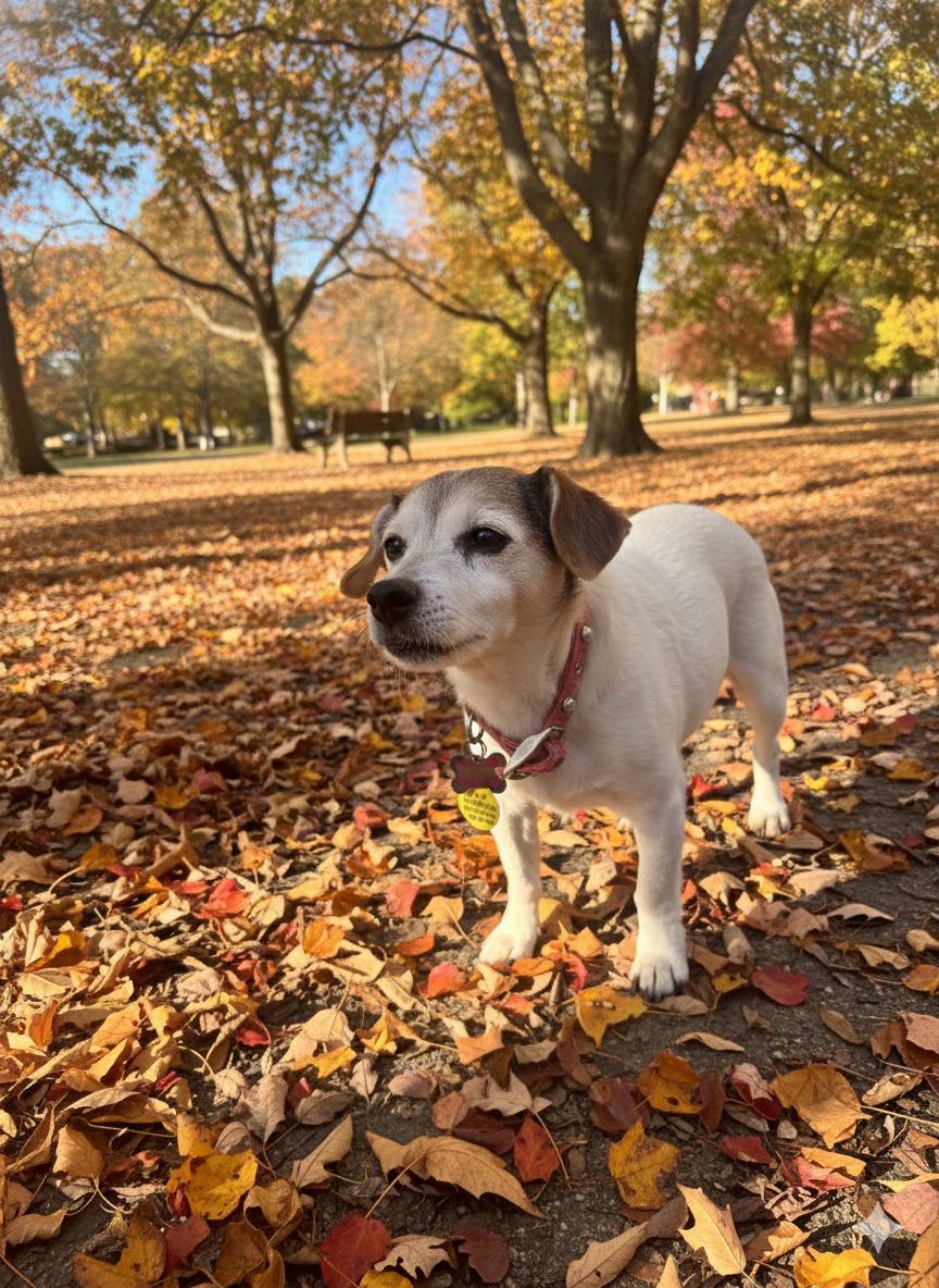 Libby, Adopted, Senior Female Jack Russell Terrier.