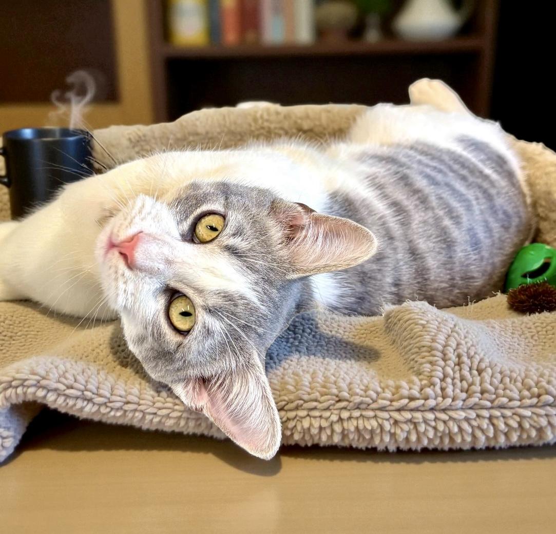 Enlarge Squirrel, a Adoptable Domestic Short Hair in Perry, IA image 1/4