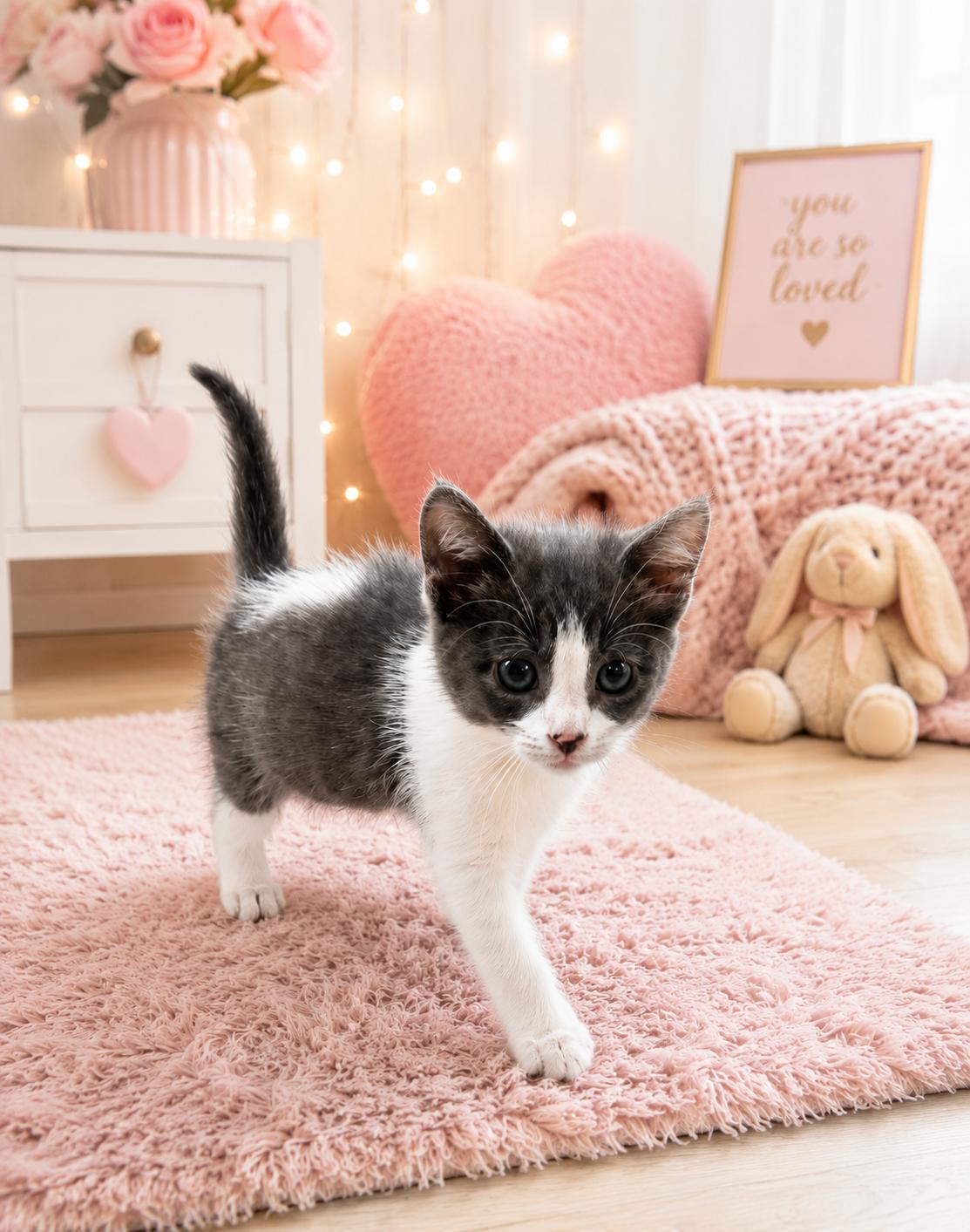 Linguine, Adoptable, Kitten Female Domestic Short Hair.
