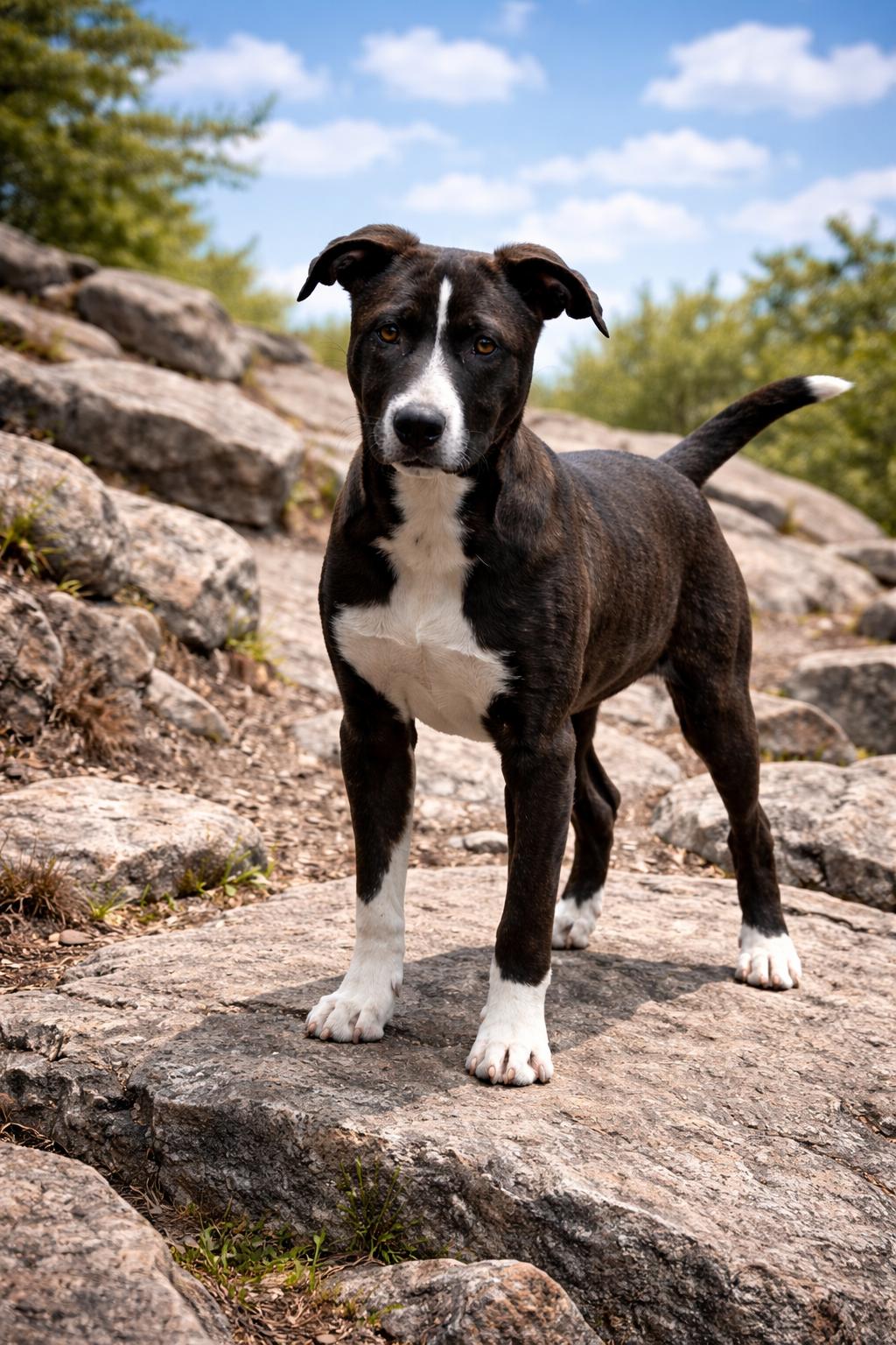 Cashmere, Adoptable, Young Female Labrador Retriever & Border Collie.
