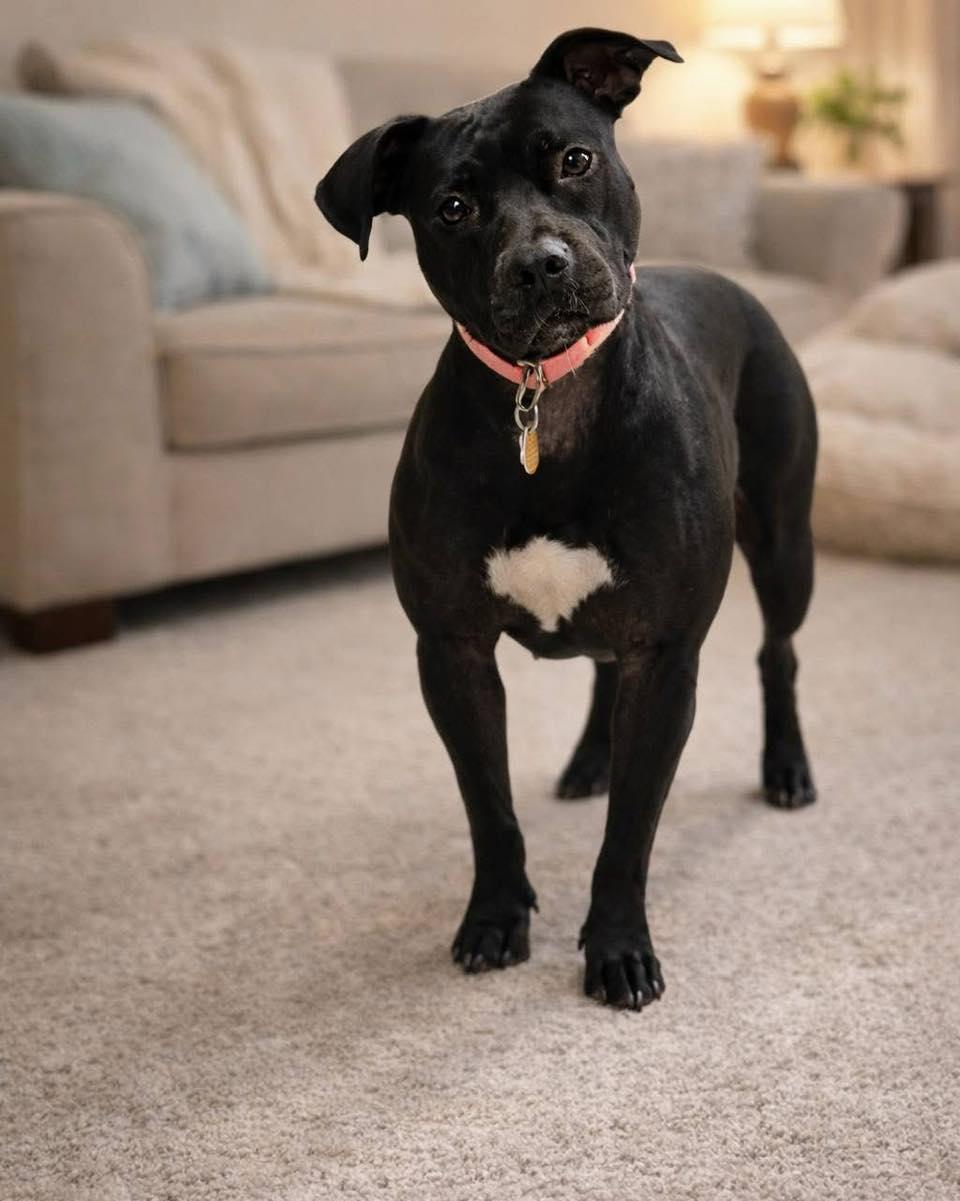 Raven, ADOPTABLE, Puppy Female Pit Bull Terrier.