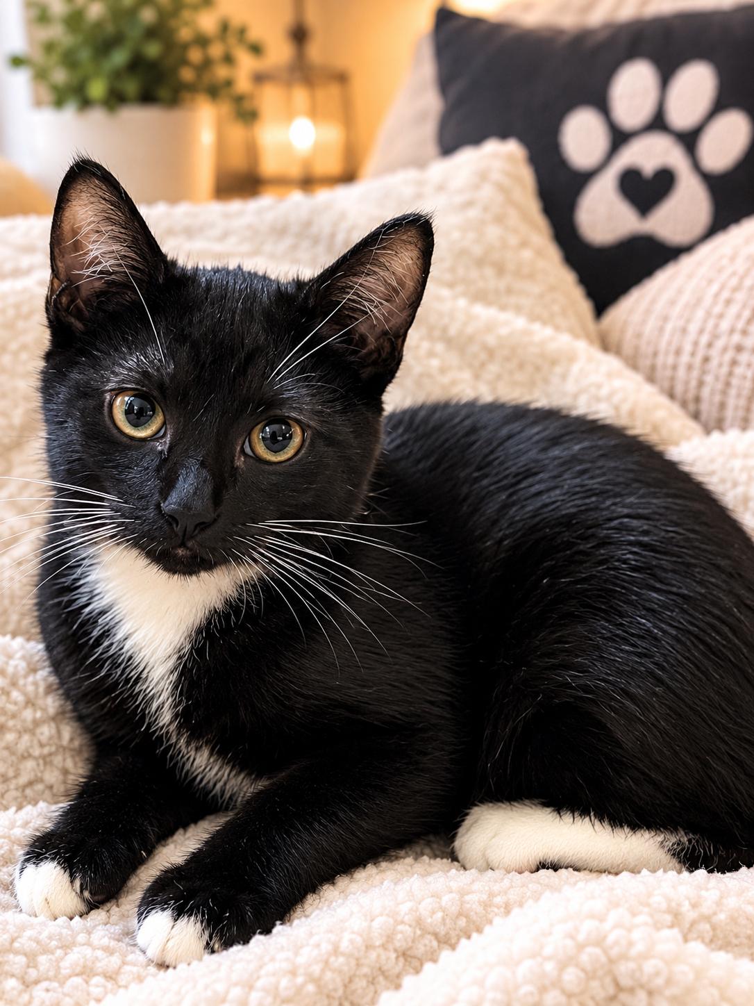 Enlarge Puddles (Lisa-Fostered in TN), a Adoptable Domestic Short Hair in Brooklyn, CT image 2/2