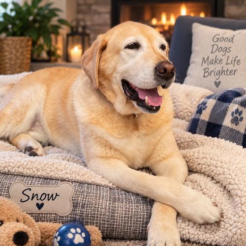 Enlarge Snow 5, a Adopted Yellow Labrador Retriever in Killingworth, CT image 3/5