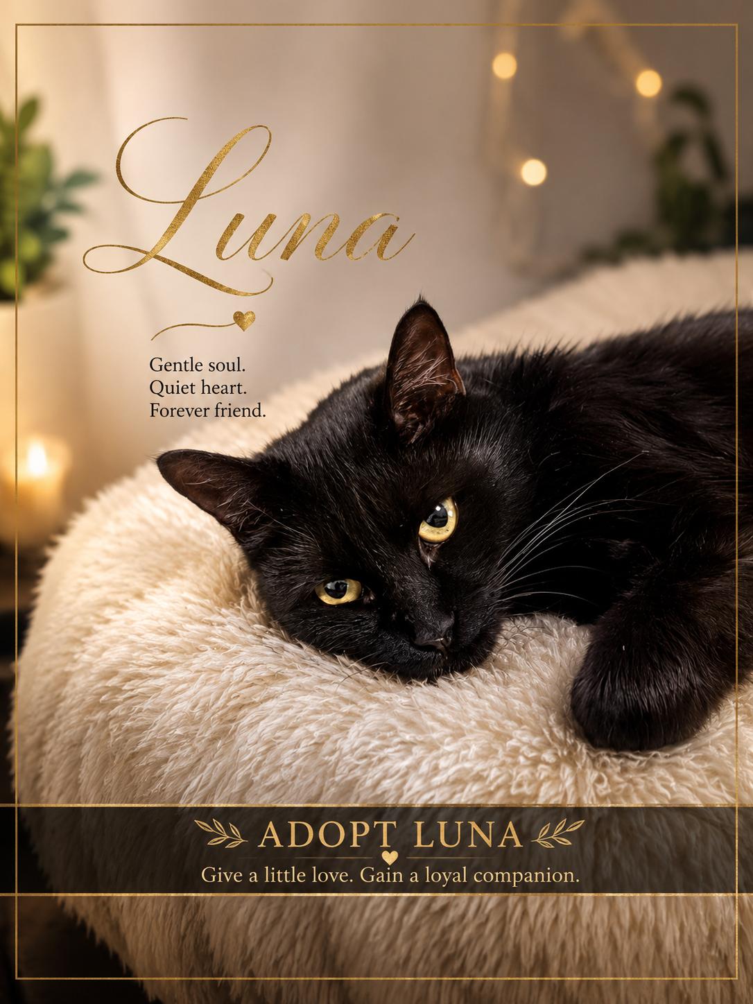 Enlarge Luna-Waiting Patiently for Her Person, a Adoptable Domestic Short Hair in Laurel, MD image 1/4