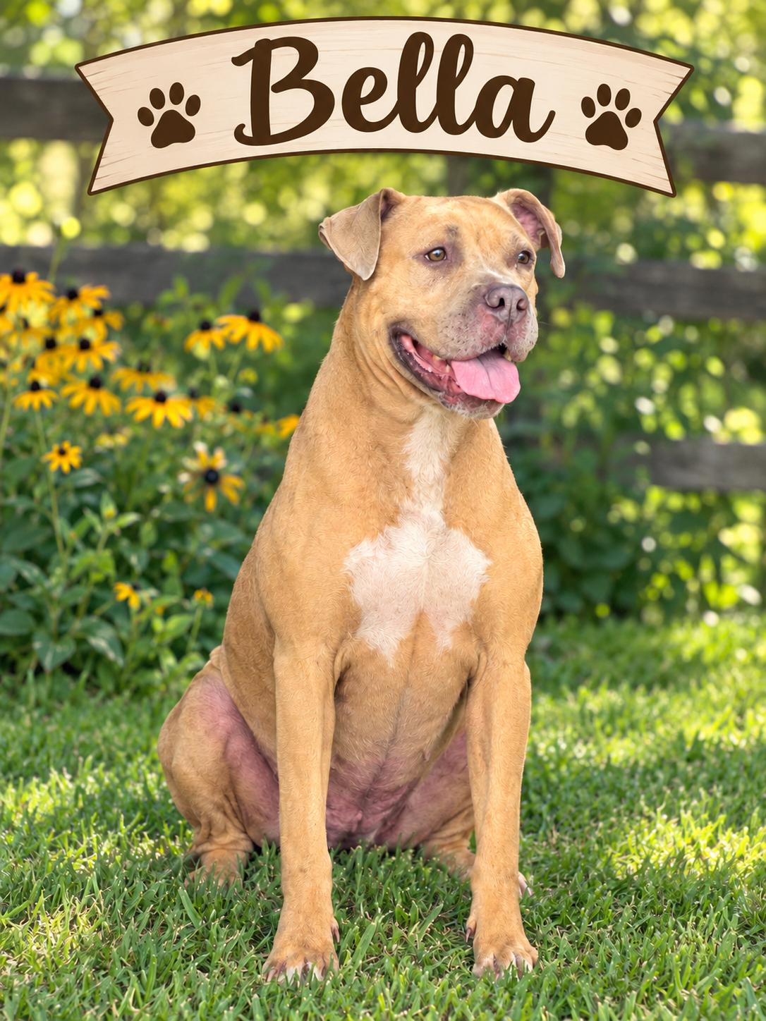 Bella, Adoptable, Adult Female American Bully.